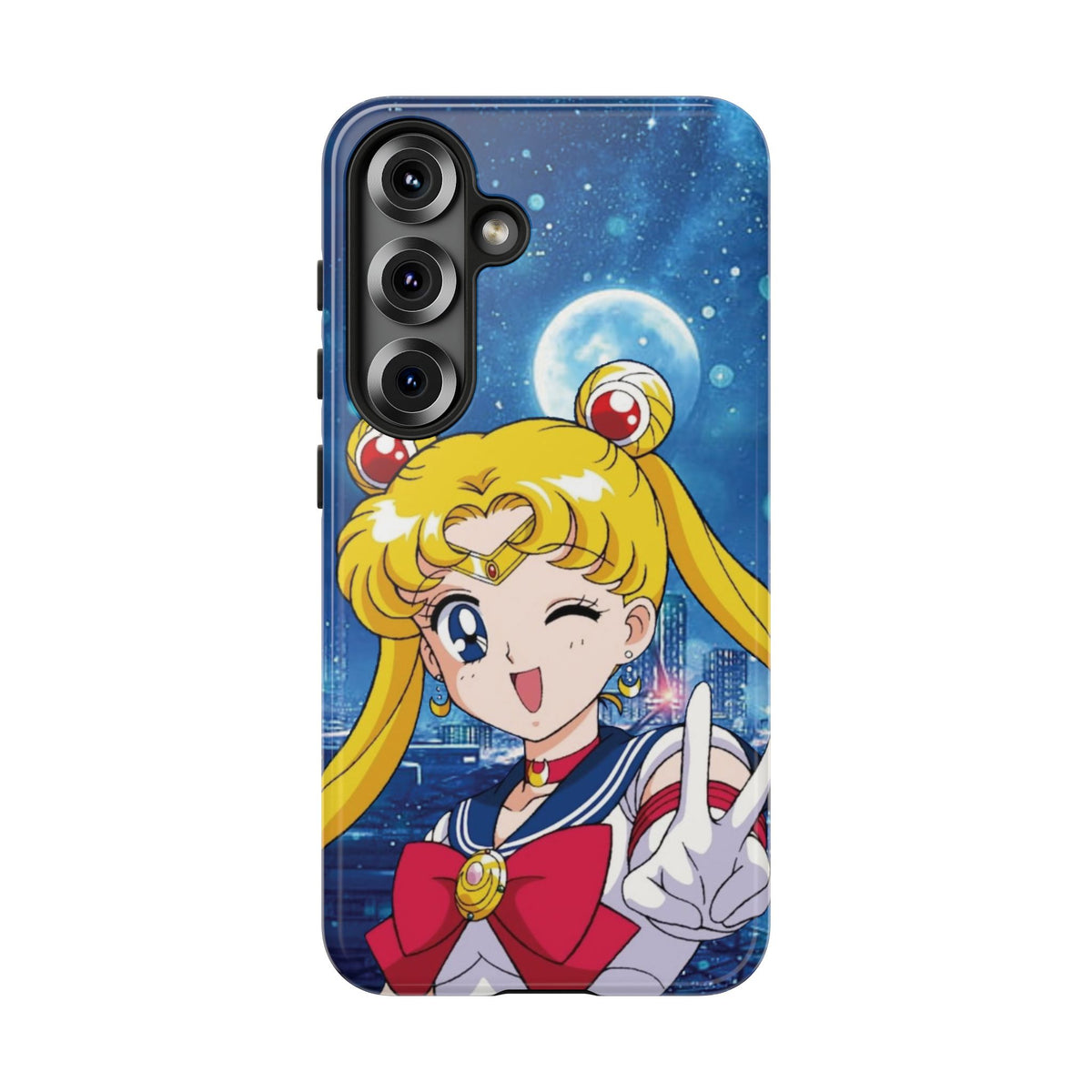 Blue S Moon Tough Case for iPhone, Galaxy, or Google Pixel