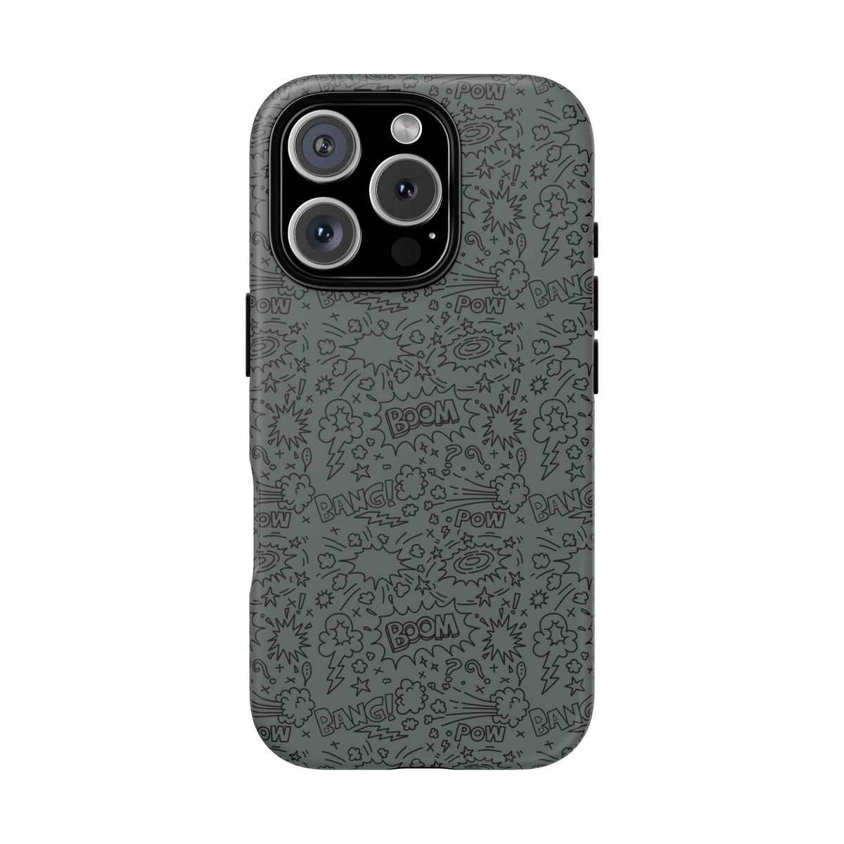 POW BOOM Comics style Tough Phone Case for iPhone, Galaxy, or Google Pixel