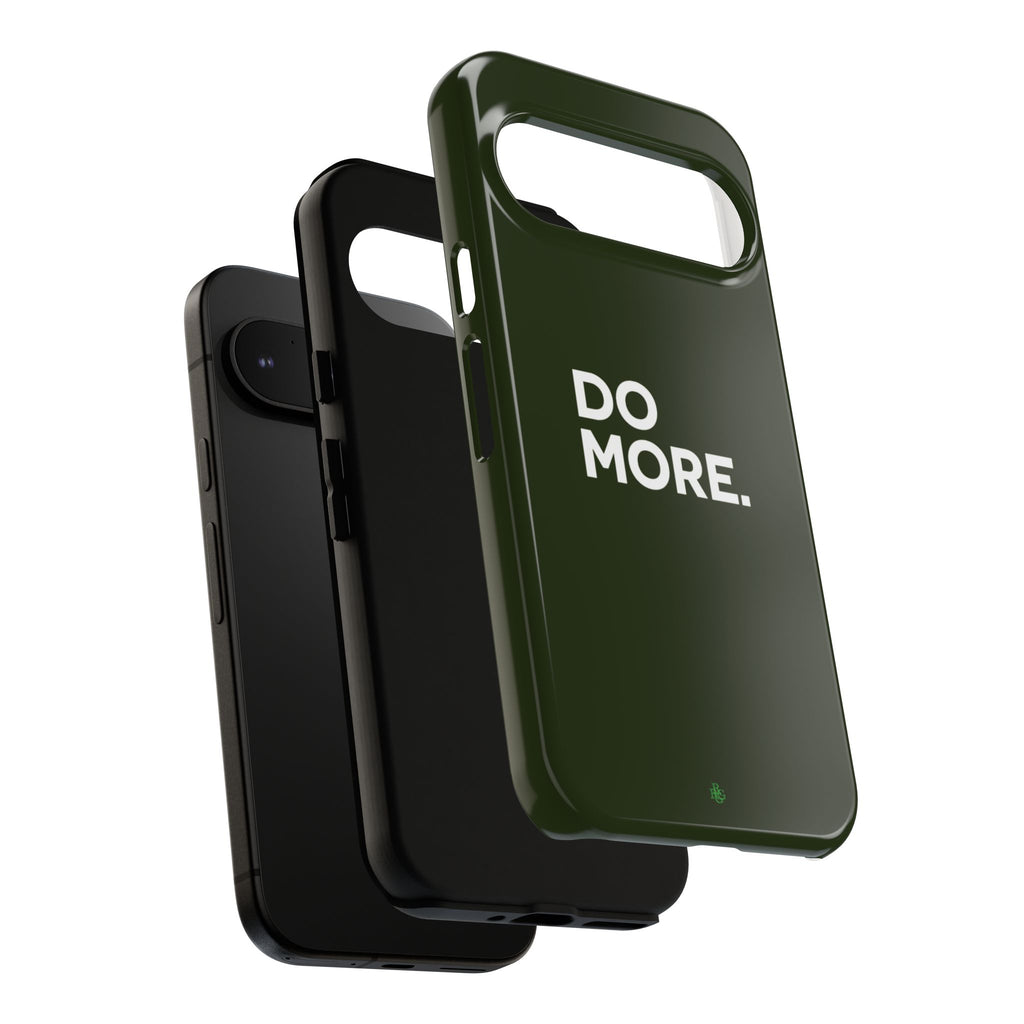Olive Green Do More Tough Phone Case for iPhone, Galaxy, or Google Pixel