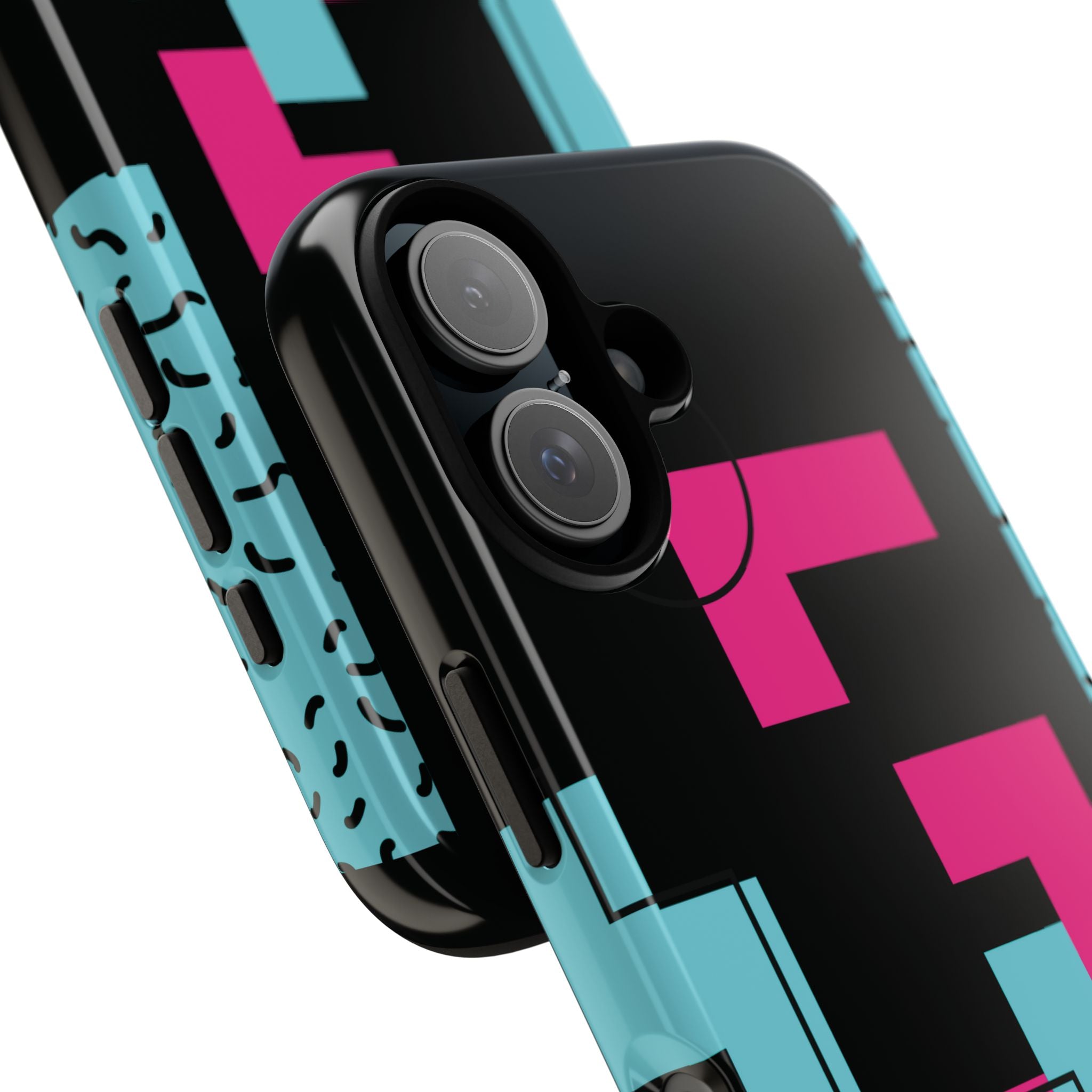 Retro Blocks LOVE Tough Case for iPhone, Galaxy or Google Pixel