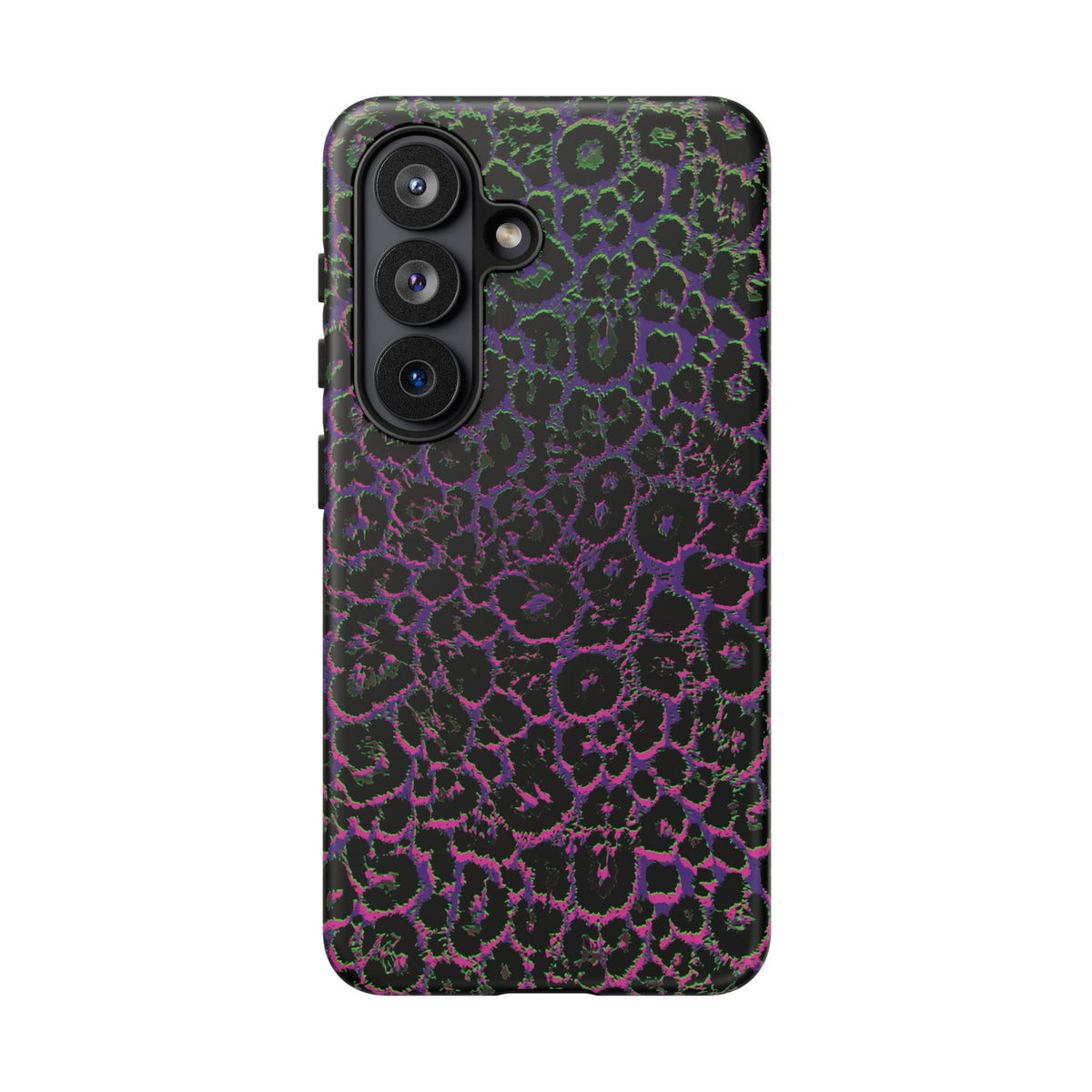 Colorful Leopard Tough Phone Case for iPhone, Galaxy, or Google Pixel
