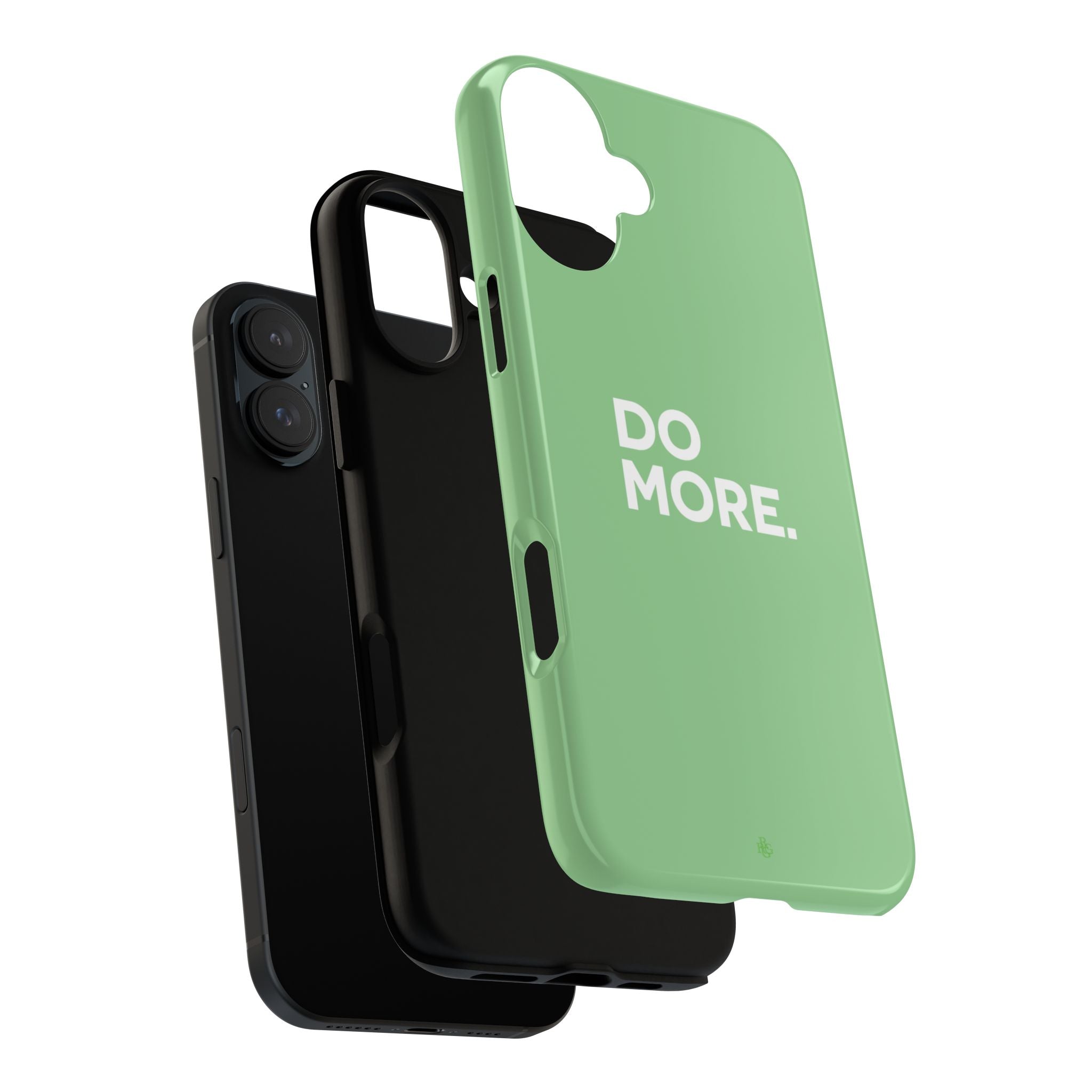 Do More Mint Green Tough Phone Case for iPhone, Galaxy,or Google Pixel