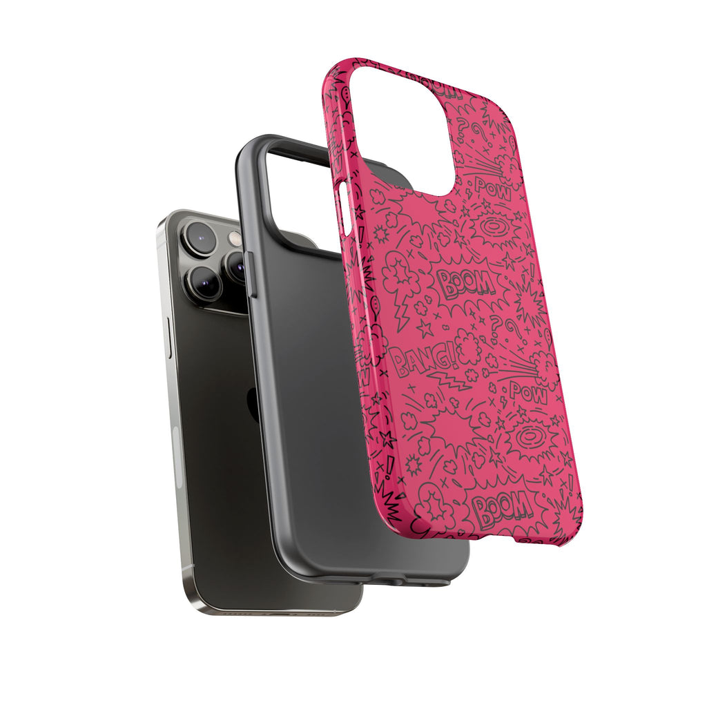 Boom Wow Tough Case for iPhone, Galaxy, or Google Pixel