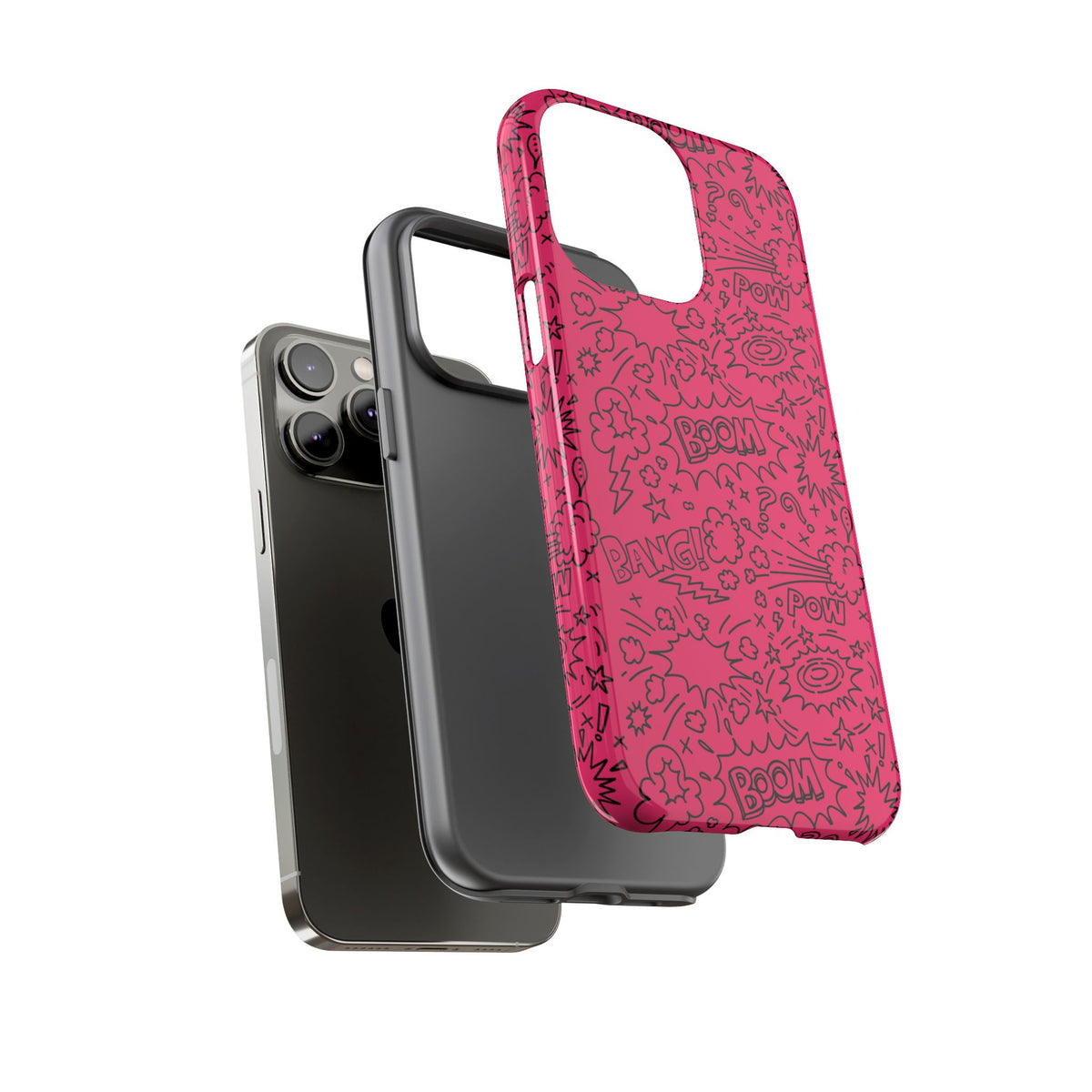 Boom Wow Tough Case for iPhone, Galaxy, or Google Pixel