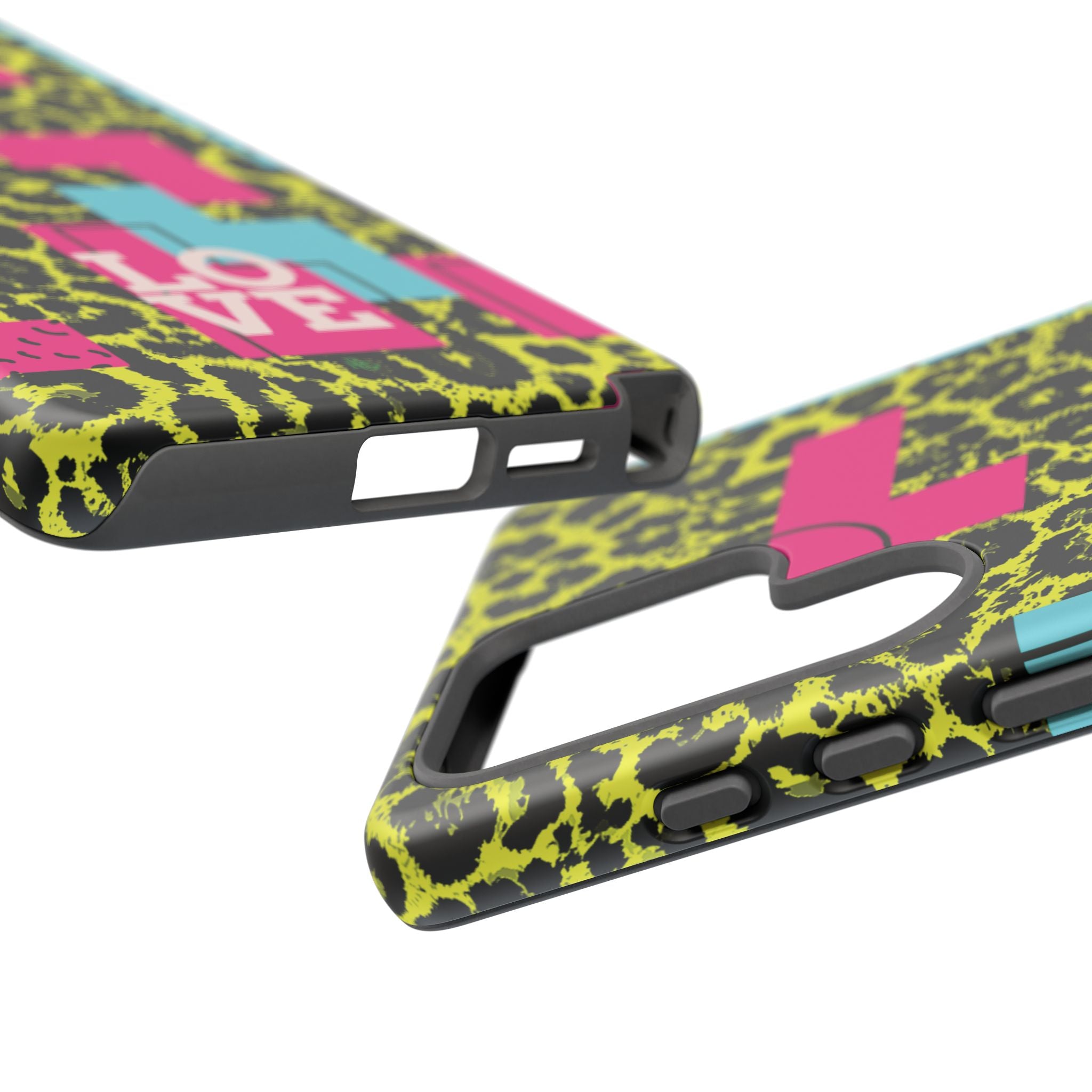 LOVE Neon Yellow RG Phone Case iPhone, Galaxy and Google Tough Cases