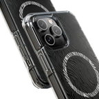 Zebra Magnetic iPhone 14, 15, 16 Series Clear Impact Cases