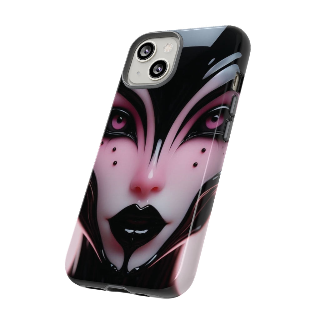 Pink Alien Tough Phone Case for iPhone, Galaxy, or Google Pixel