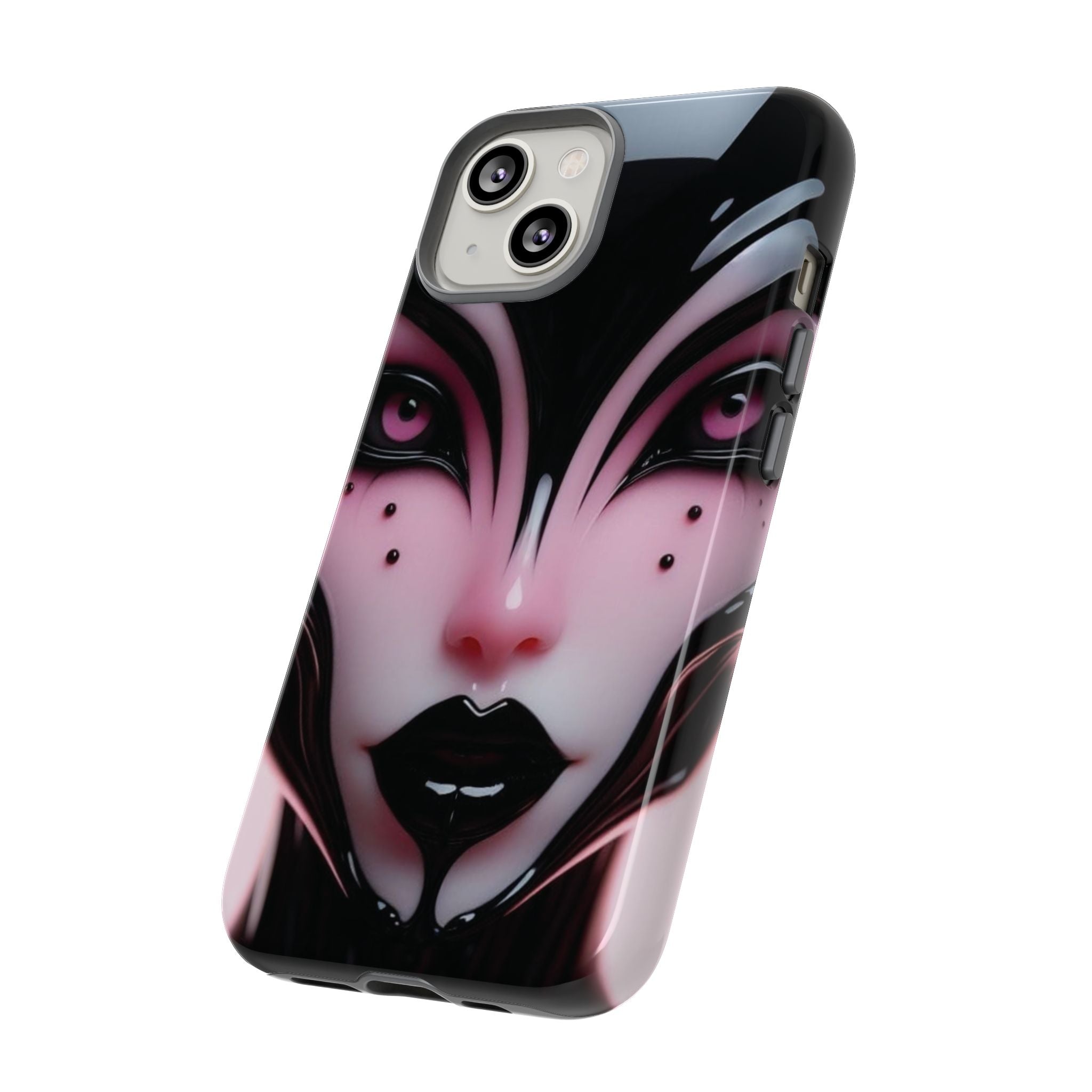 Pink Alien Tough Phone Case for iPhone, Galaxy, or Google Pixel