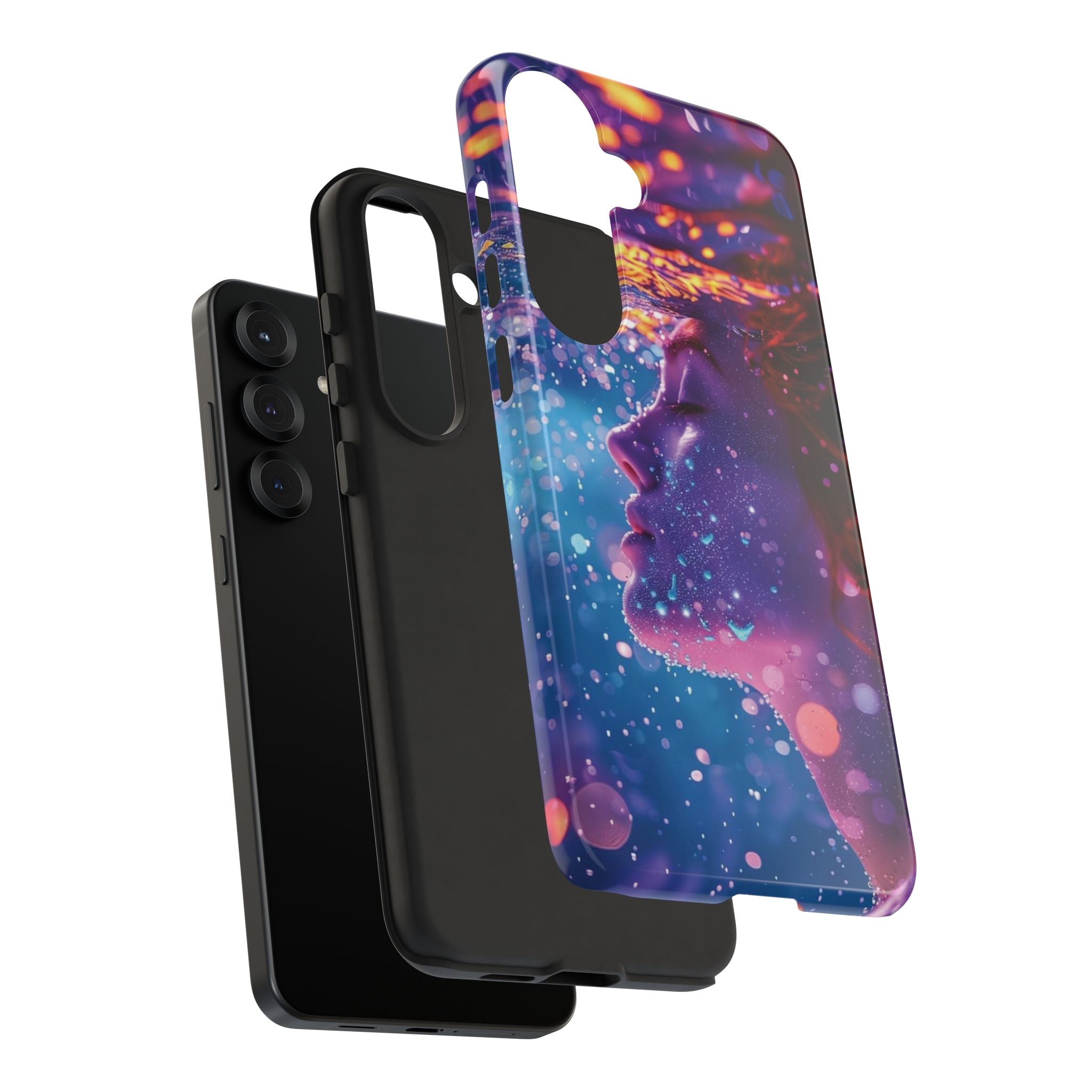 Meditating Underwater Tough Phone Case for iPhone, Galaxy, or Google Pixel