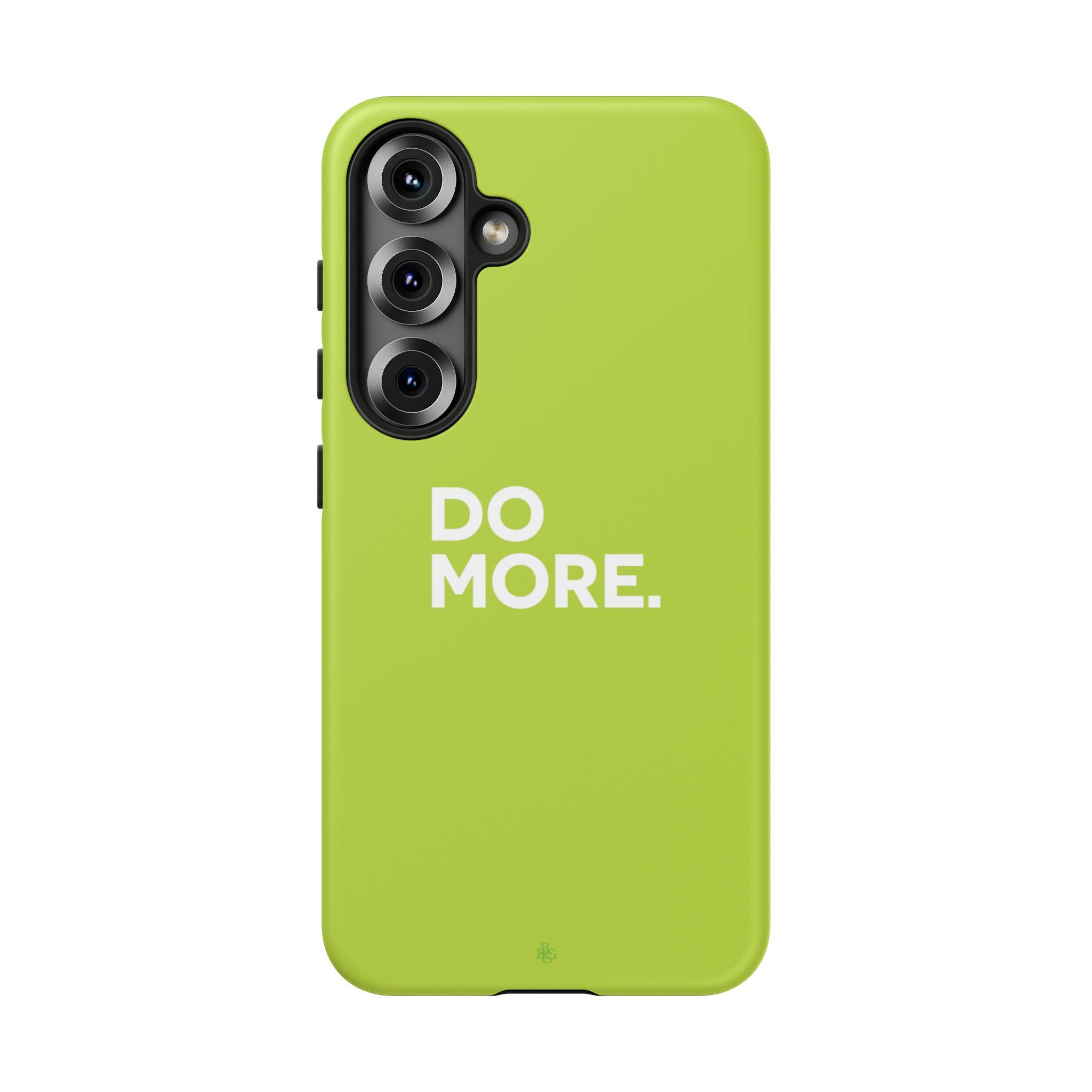 Do More (Neon Yellow) Tough Phone Case for iPhone, Galaxy or Google Pixel