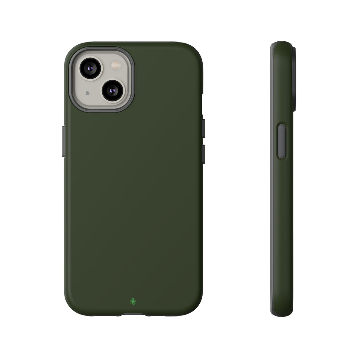 Olive Green Tough Phone Case for iPhone, Galaxy and Google Pixel