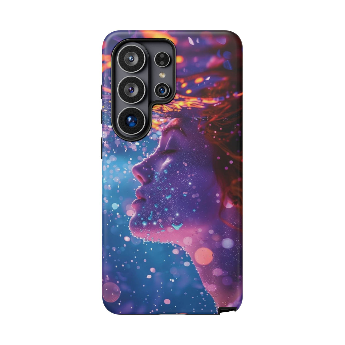 Meditating Underwater Tough Phone Case for iPhone, Galaxy, or Google Pixel