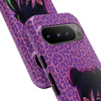 Purple Pink Leopard Kz iPhone, Galaxy and Google Tough Cases