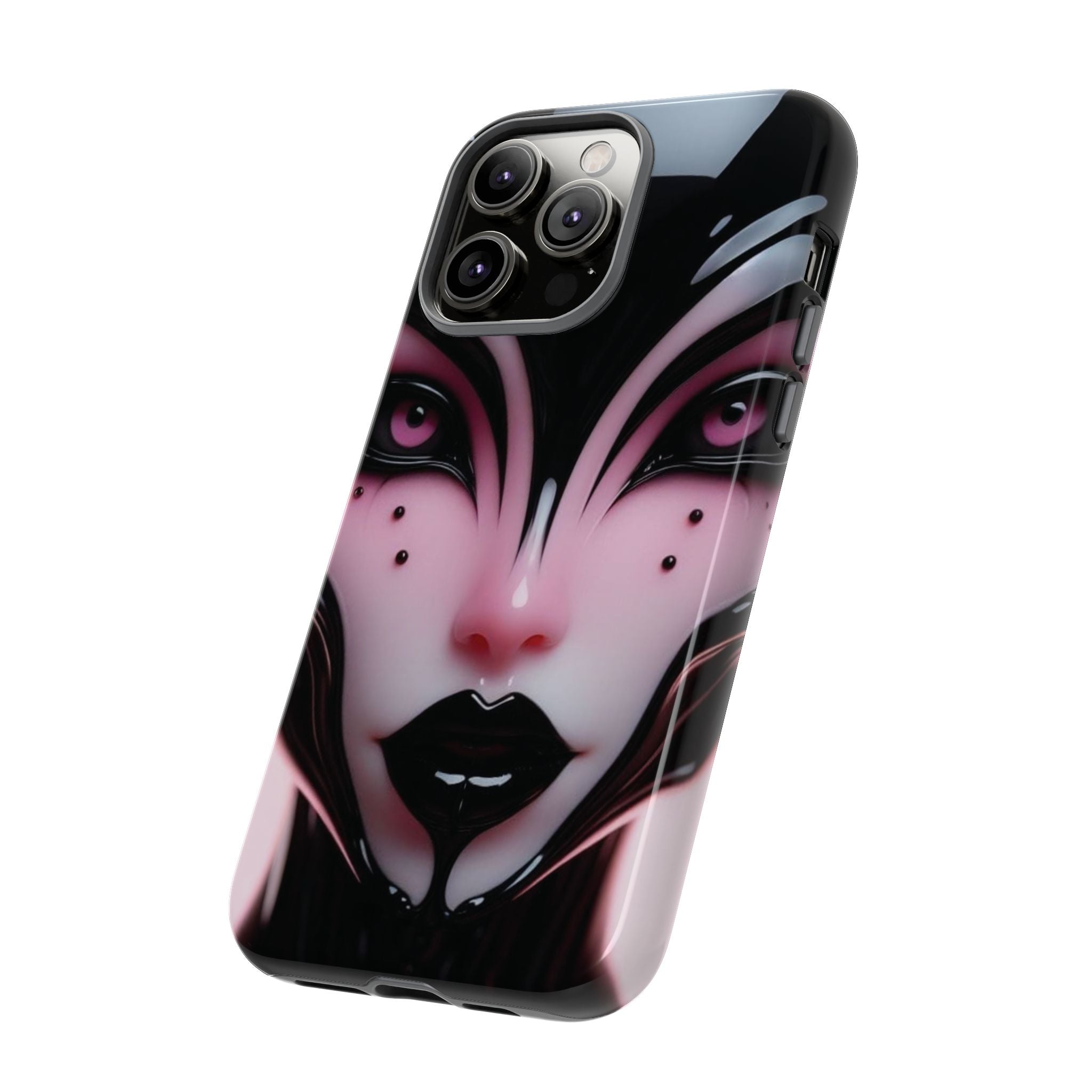Pink Alien Tough Phone Case for iPhone, Galaxy, or Google Pixel