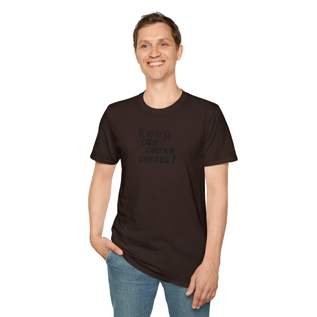 Keep Calm... Coffee Unisex Softstyle T-Shirt