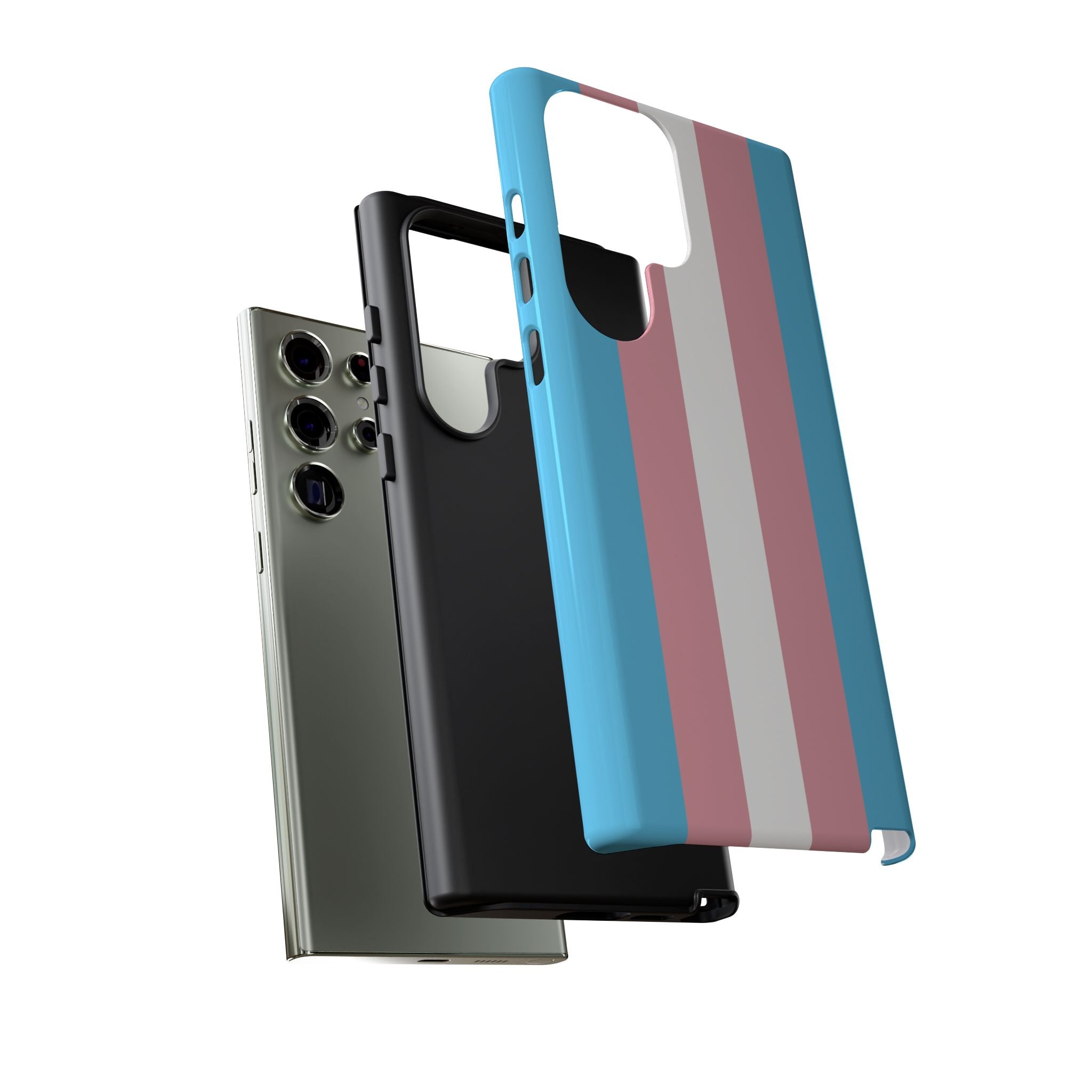 Trans Colors Tough Phone Case for iPhone, Galaxy, or Google Pixel
