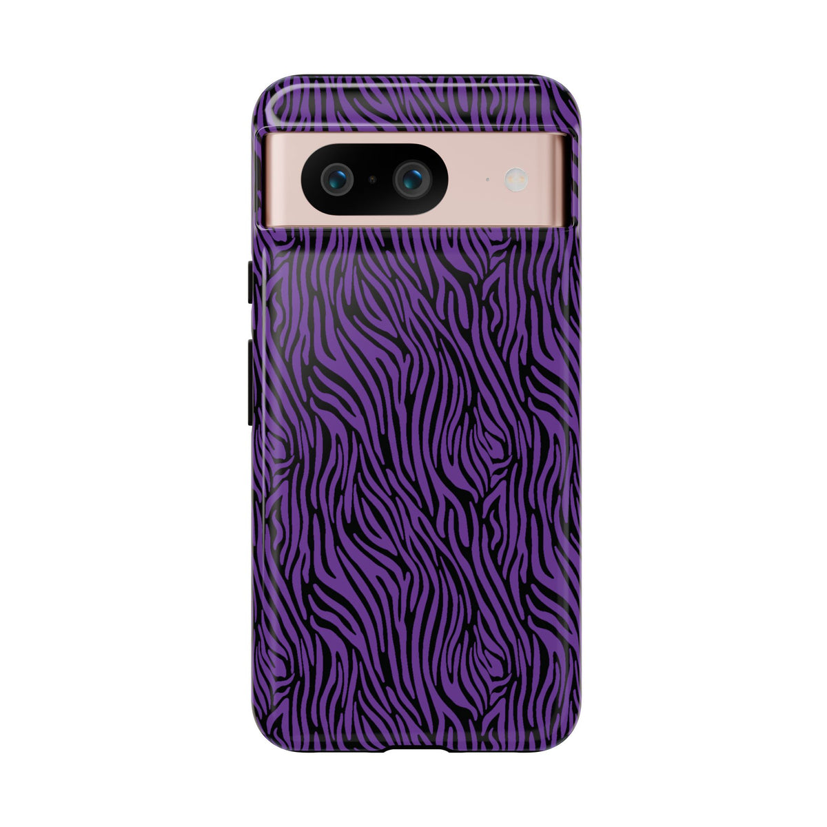 Purple Zebra Tough Phone Case for iPhone, Galaxy, or Google Pixel