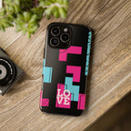 Retro Blocks LOVE Tough Case for iPhone, Galaxy or Google Pixel