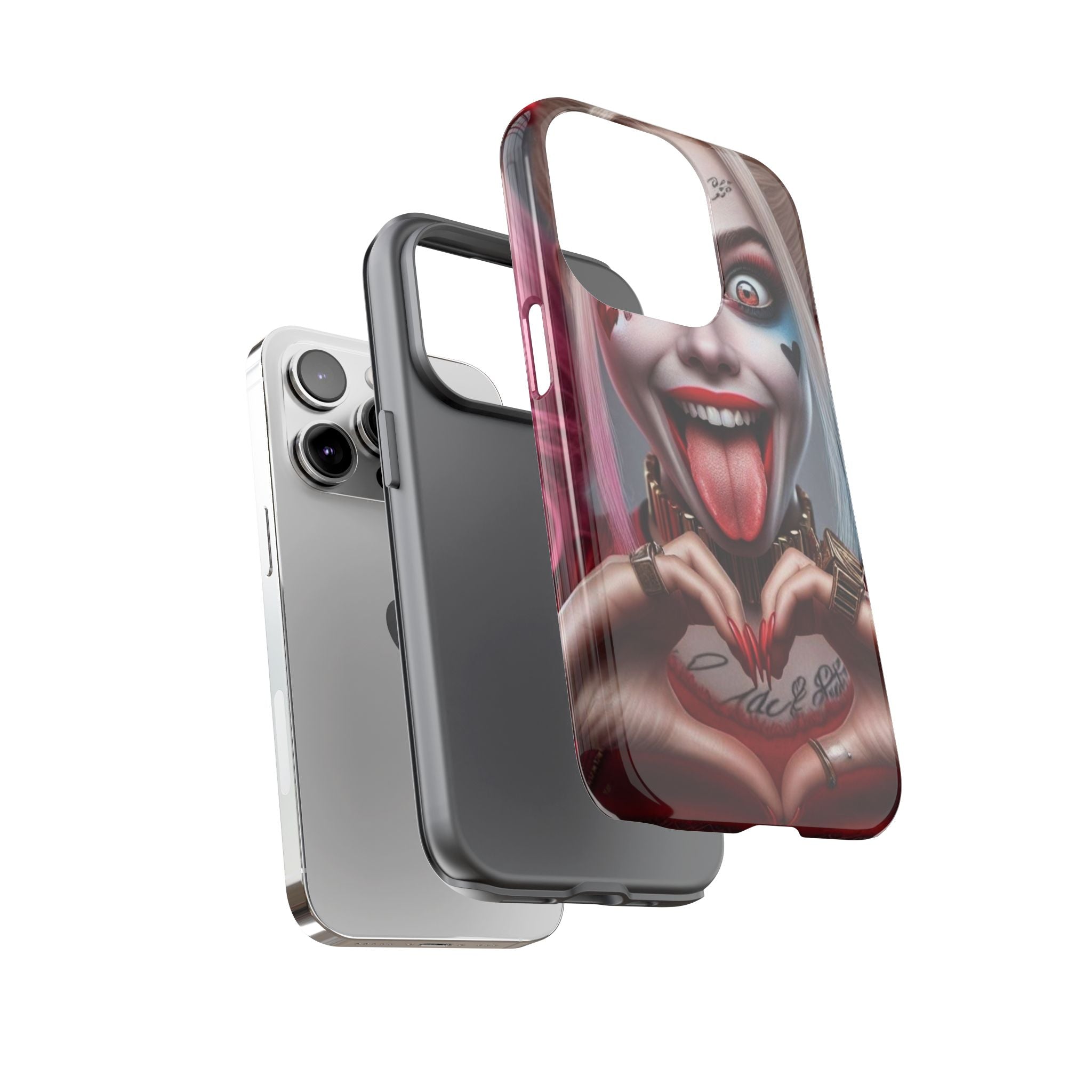 Harley Quinn Tough Phone Case for iPhone, Galaxy, or Google Pixel