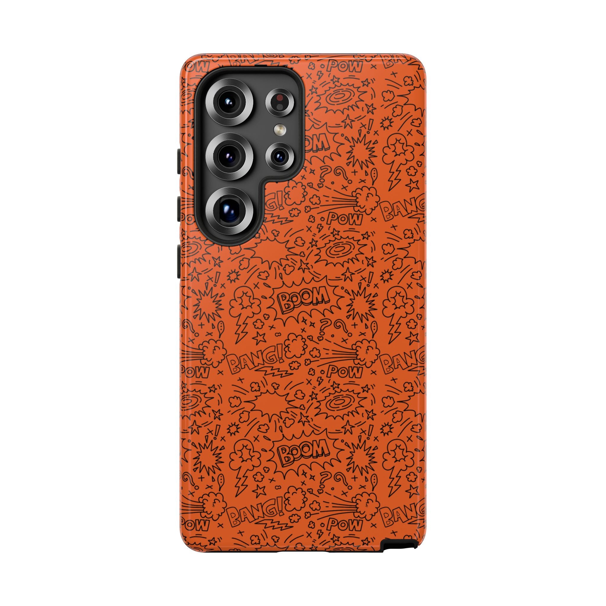 Wow Orange Tough Case for iPhone, Galaxy, or Google Pixel