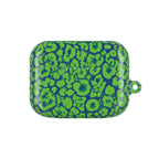 Blue and Green Leopard AirPod Cases
