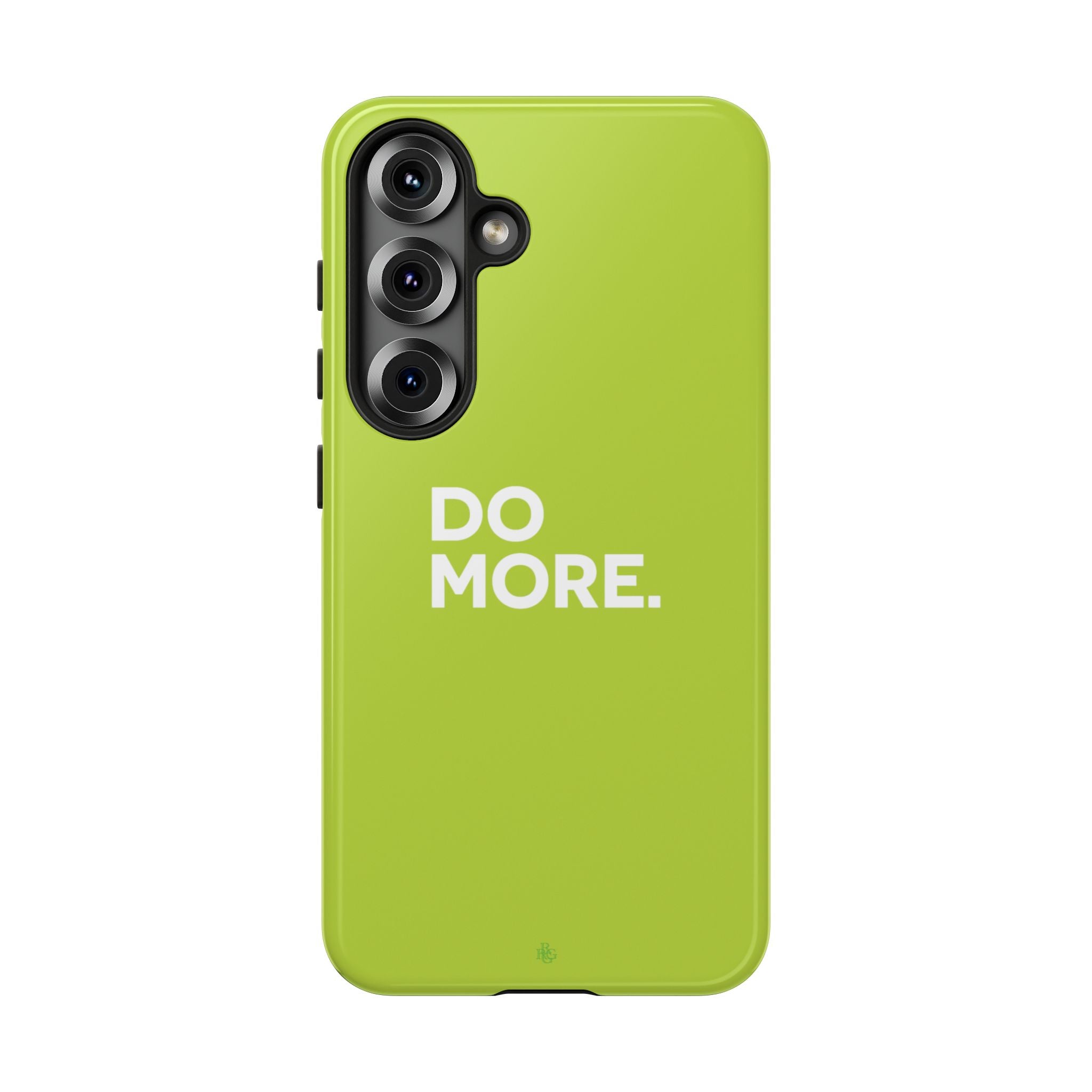 Do More (Neon Yellow) Tough Phone Case for iPhone, Galaxy or Google Pixel