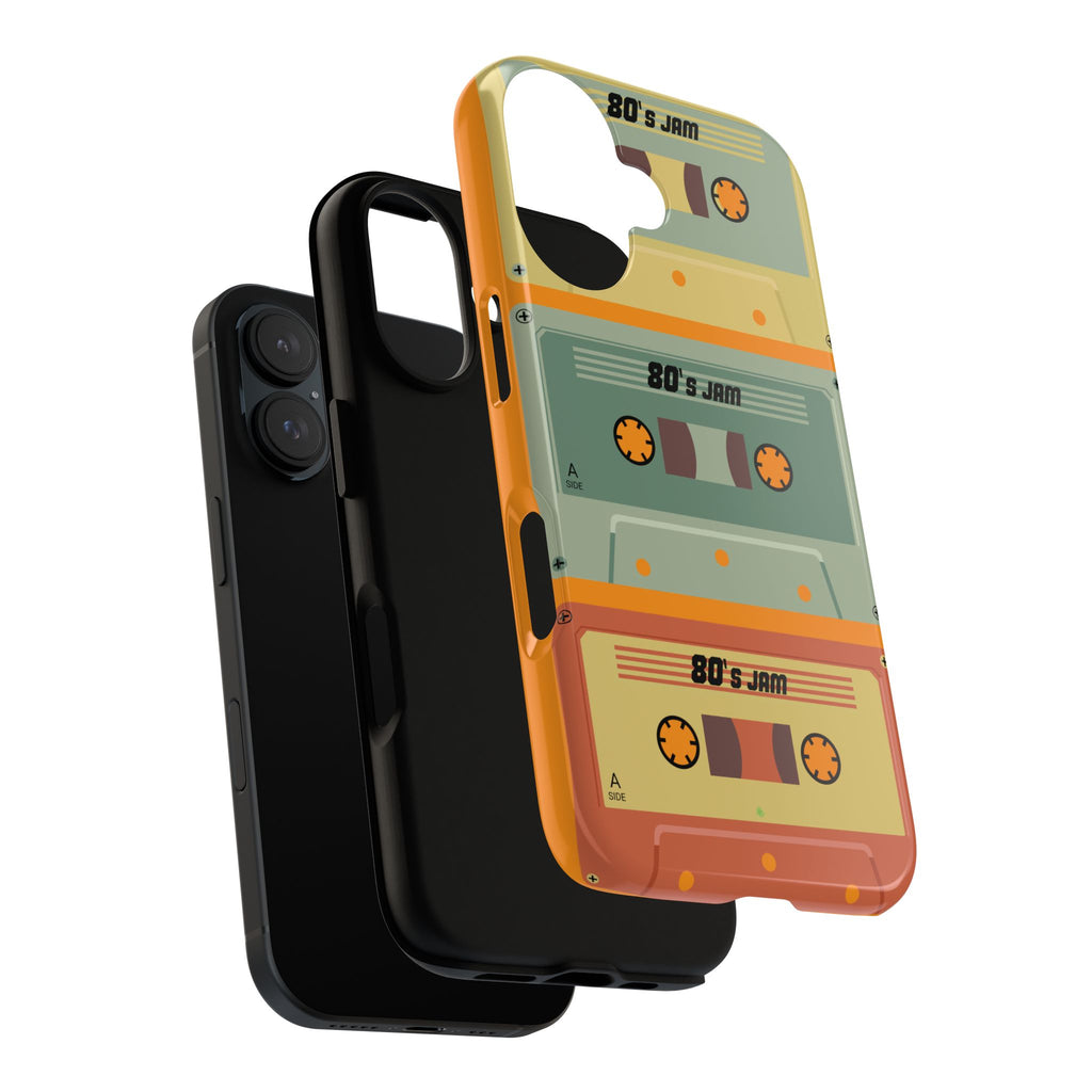 Retro 80's Jam RG Tough Phone Case for iPhone, Galaxy, or Google PIXEL