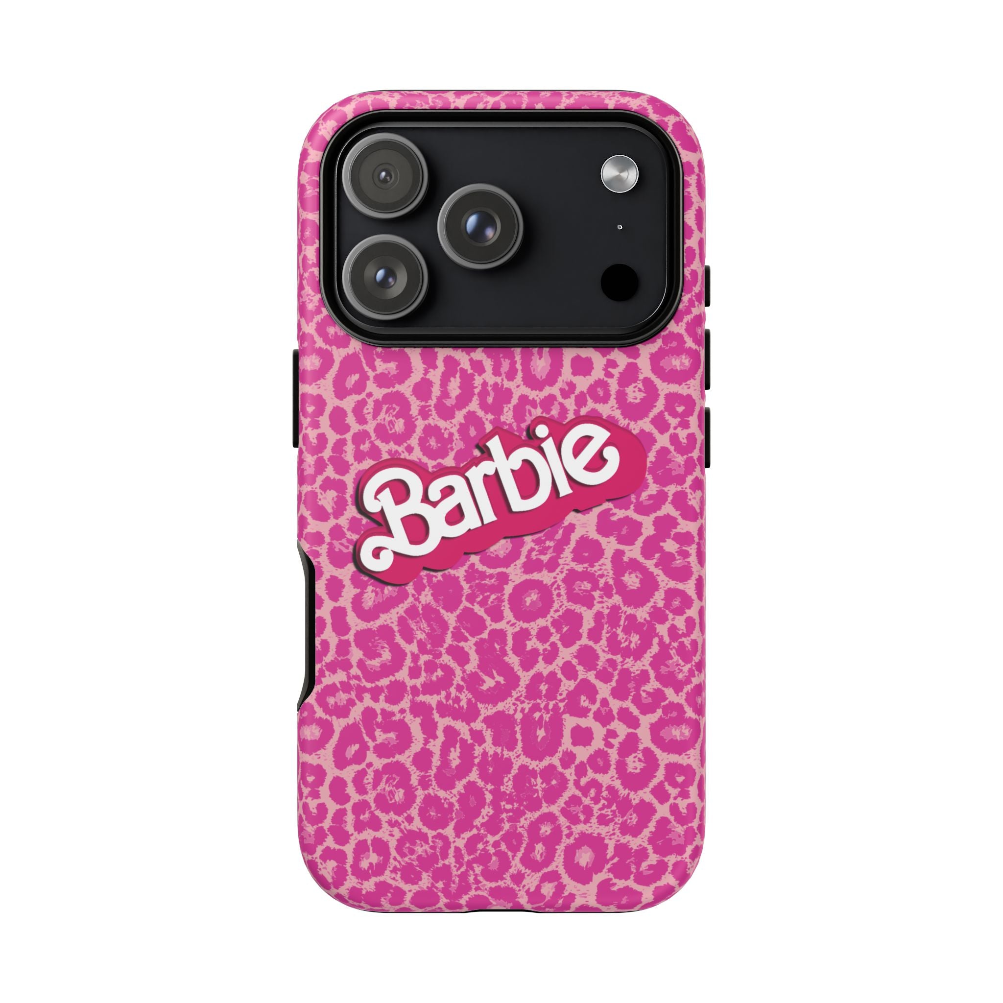 Hot Neon Pink Leopard Barb Tough Phone Case iPhone, Galaxy, or Google Pixel