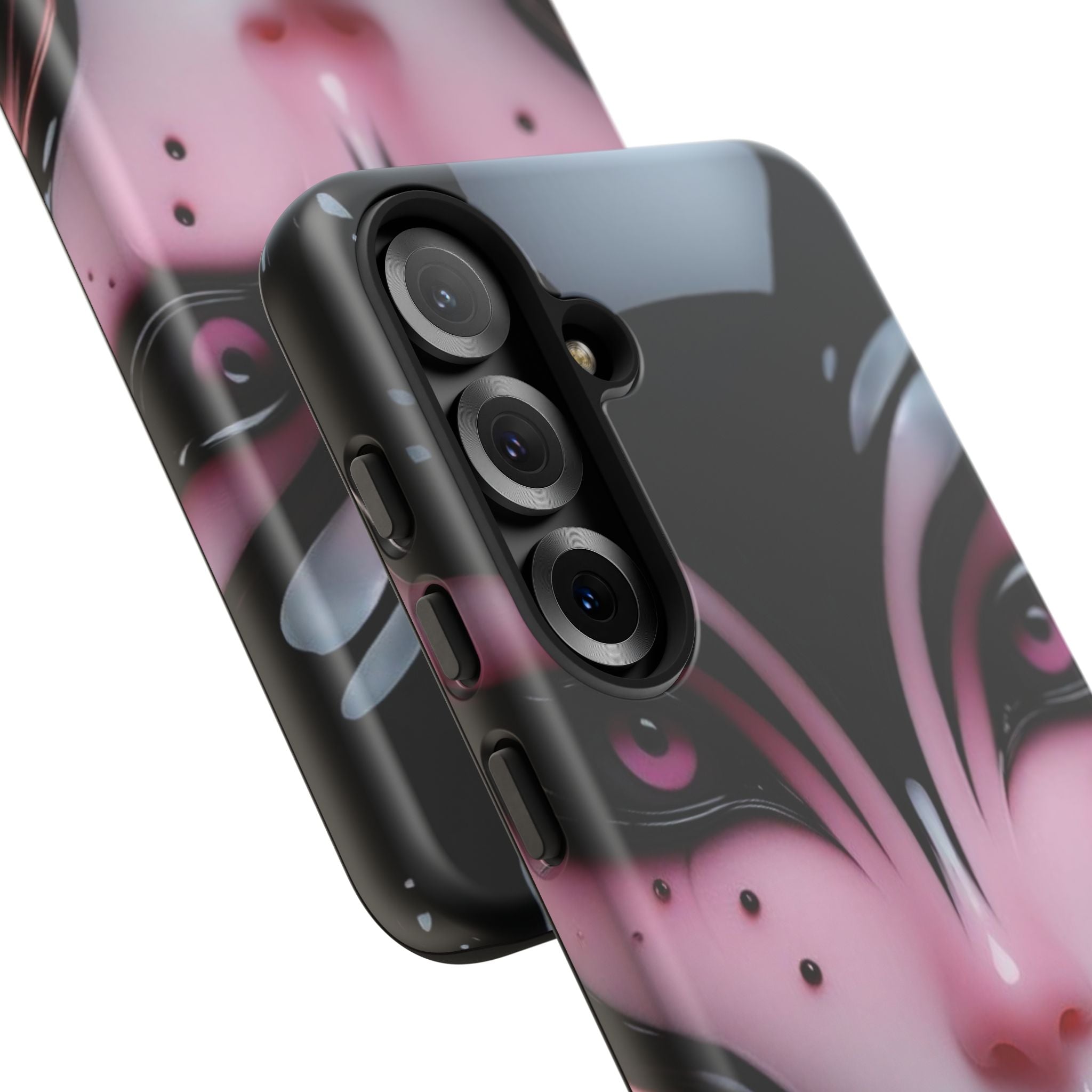 Pink Alien Tough Phone Case for iPhone, Galaxy, or Google Pixel