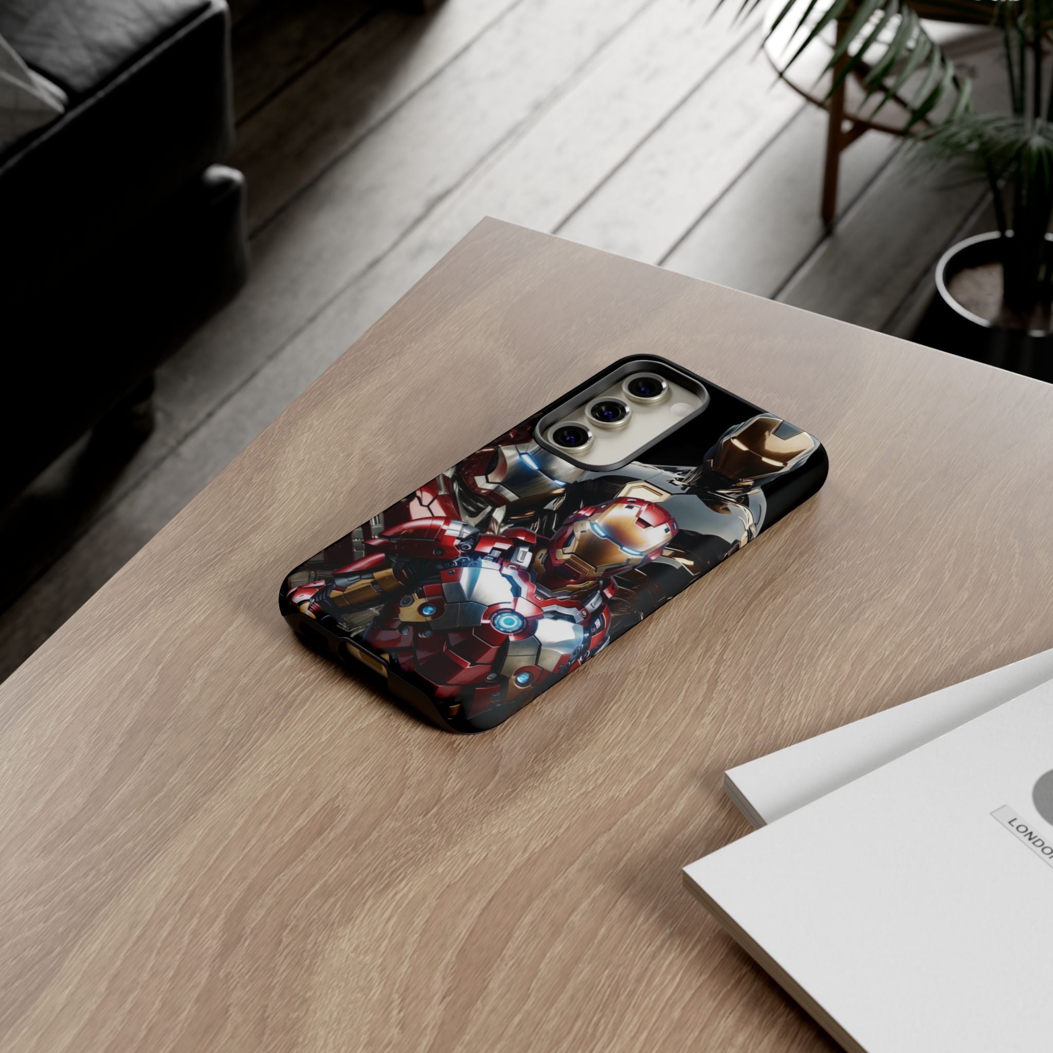 Iron Man Tough Phone Case for iPhone, Galaxy, or Google Pixel