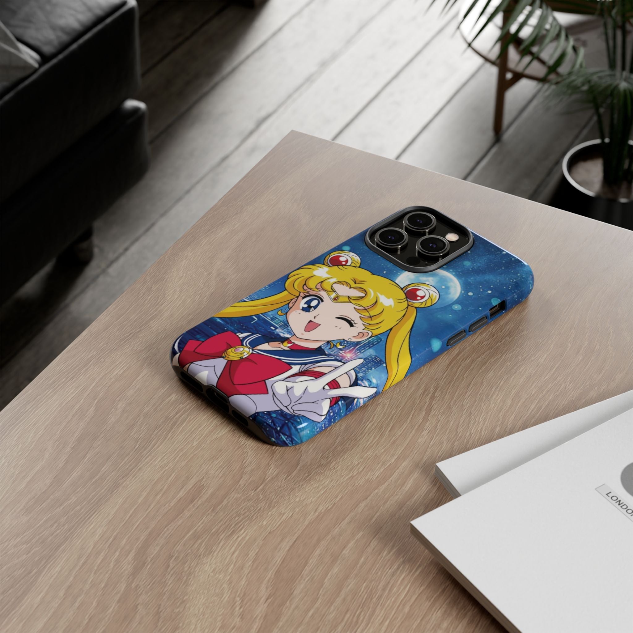 Blue S Moon Tough Case for iPhone, Galaxy, or Google Pixel