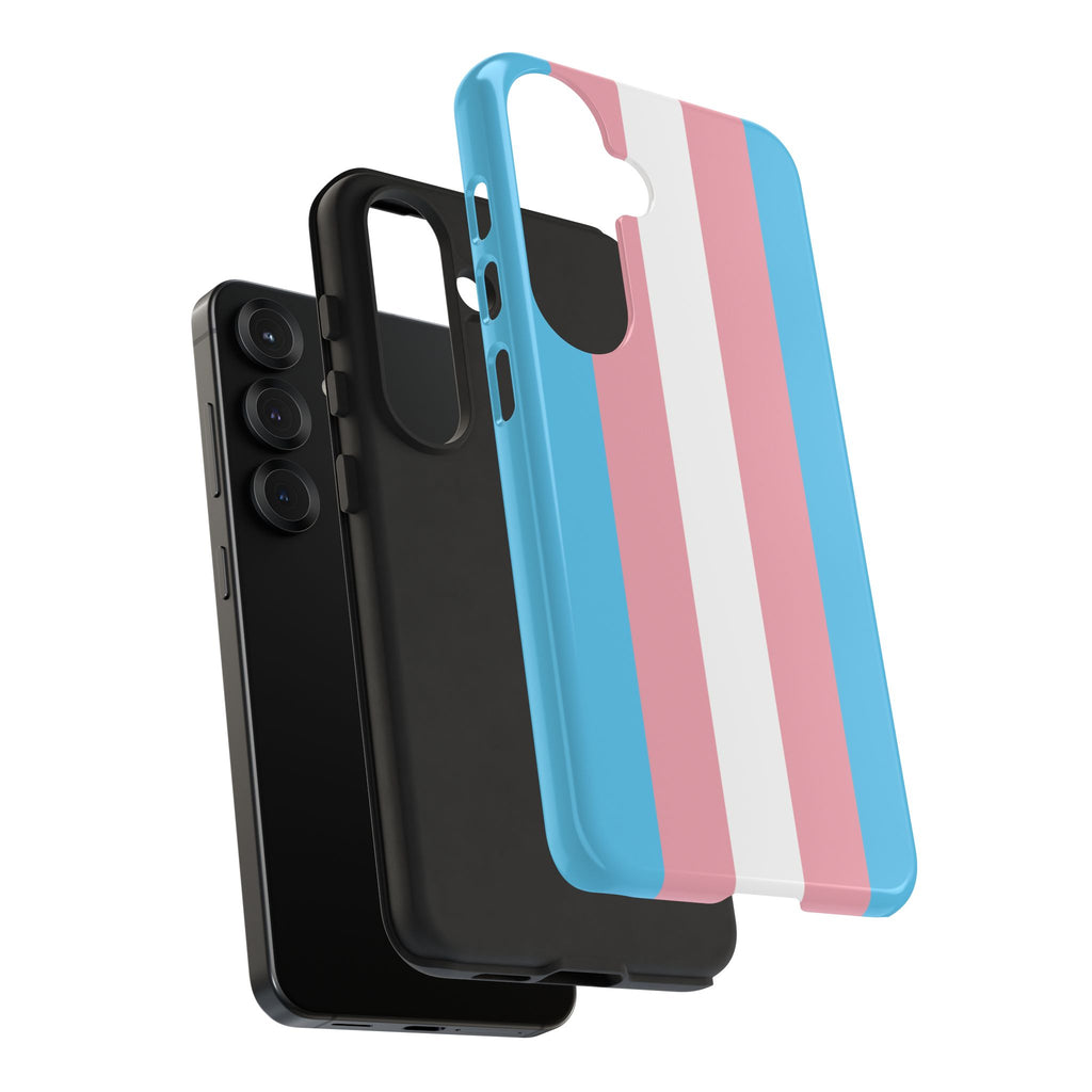 Trans Colors Tough Phone Case for iPhone, Galaxy, or Google Pixel