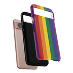 LGBTQ Rainbow Flag Tough Phone Case for iPhone, Galaxy, or Google Pixel