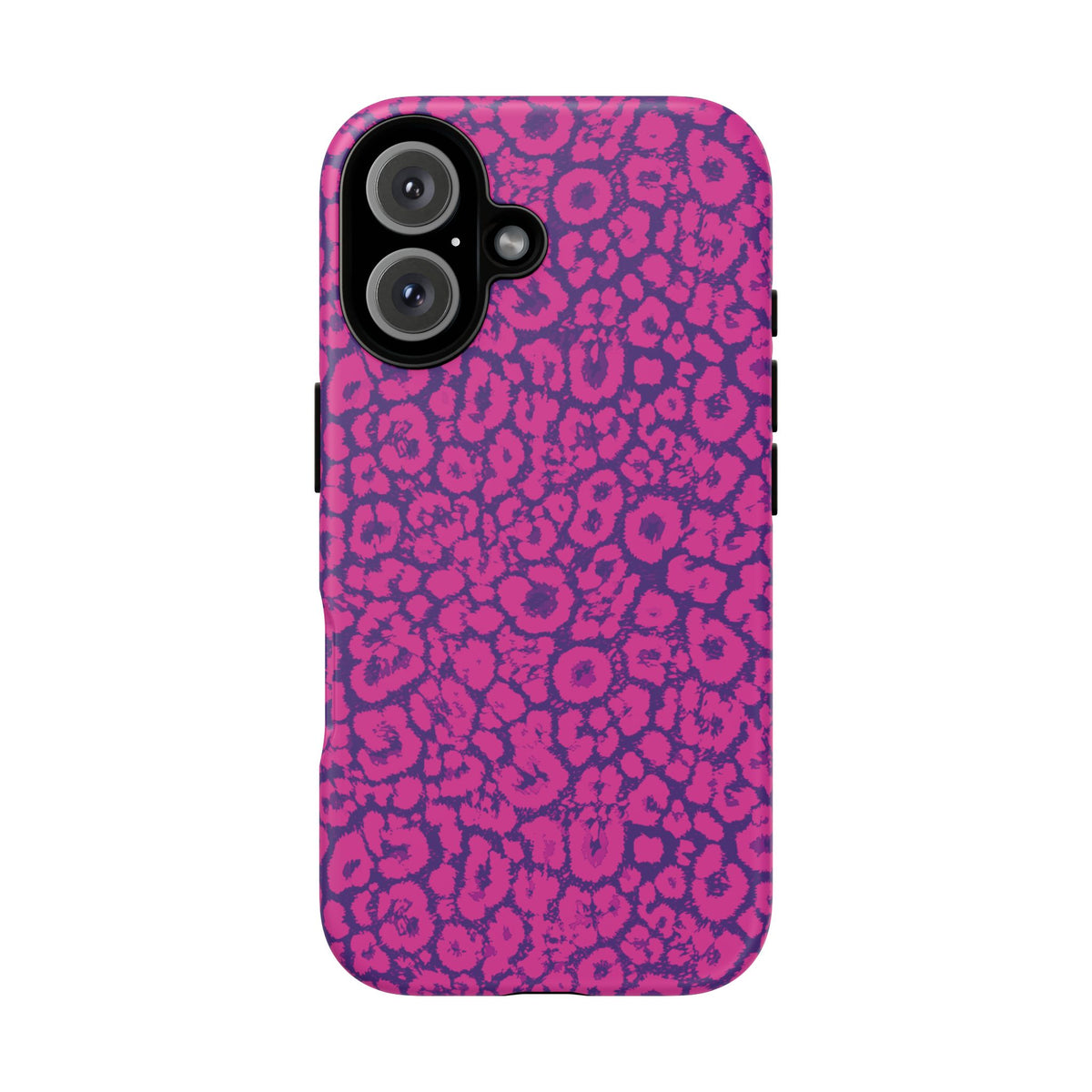 Pink Purple Leopard Tough Phone Case iPhone, Galaxy and Google Pixel