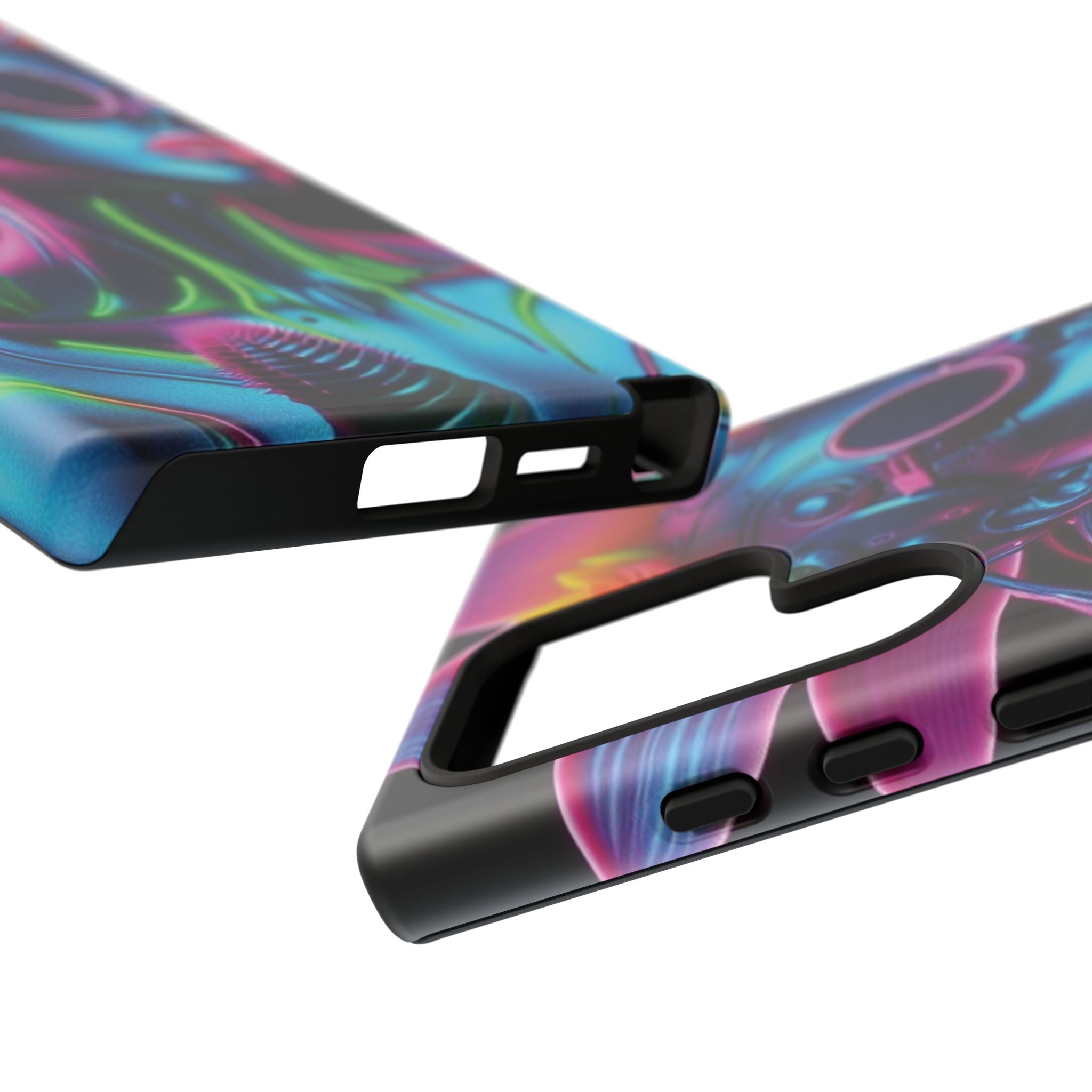 Neon Androgen Cactus Flower Tough Phone Case for iPhone, Galaxy, or Google Pixel
