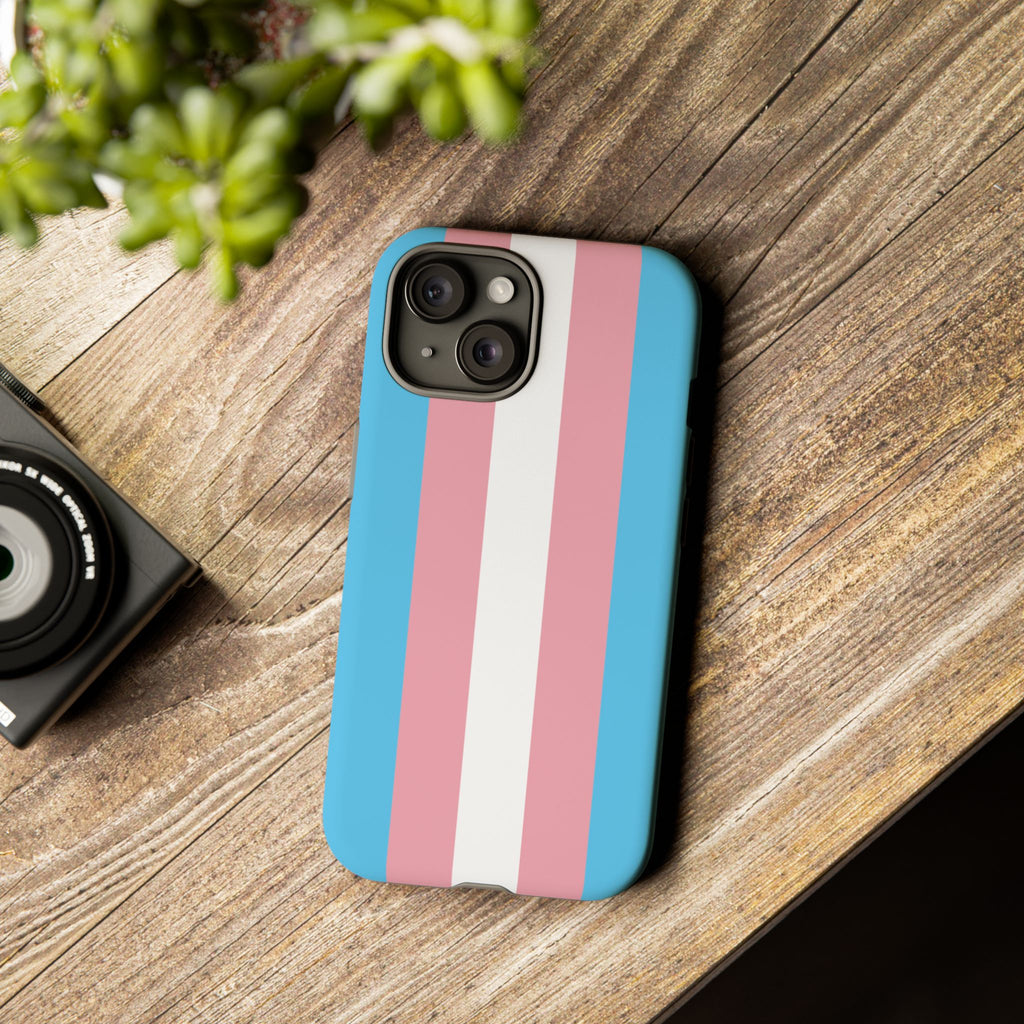 Trans Colors Tough Phone Case for iPhone, Galaxy, or Google Pixel