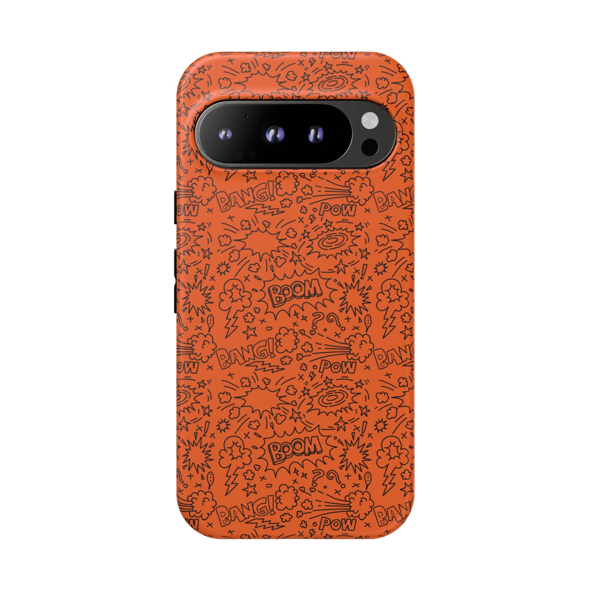 Wow Orange Tough Case for iPhone, Galaxy, or Google Pixel