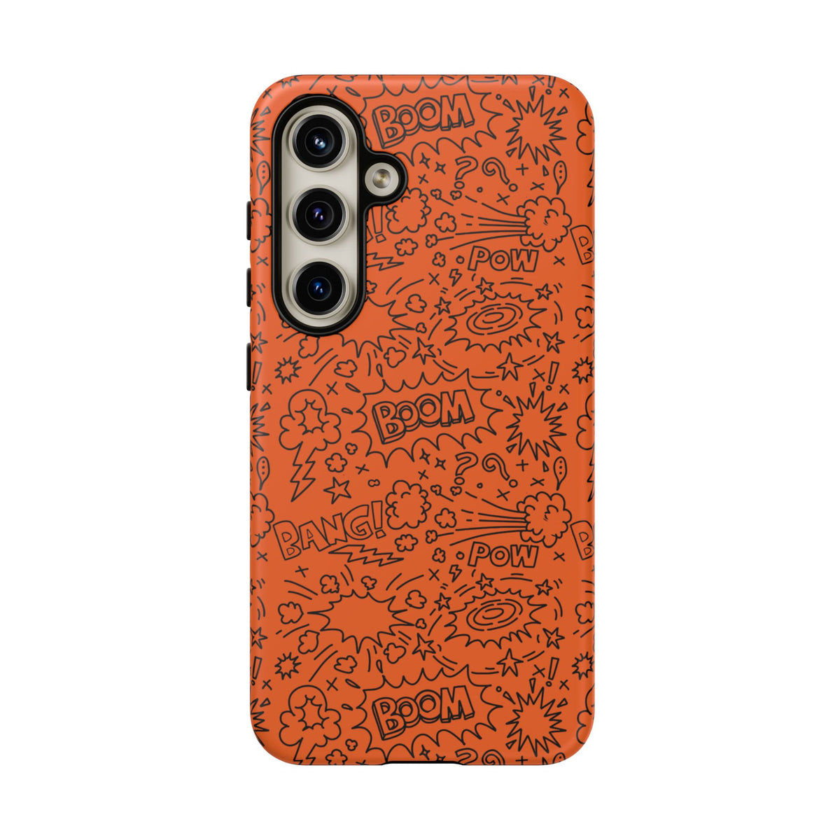 Wow Orange Tough Case for iPhone, Galaxy, or Google Pixel