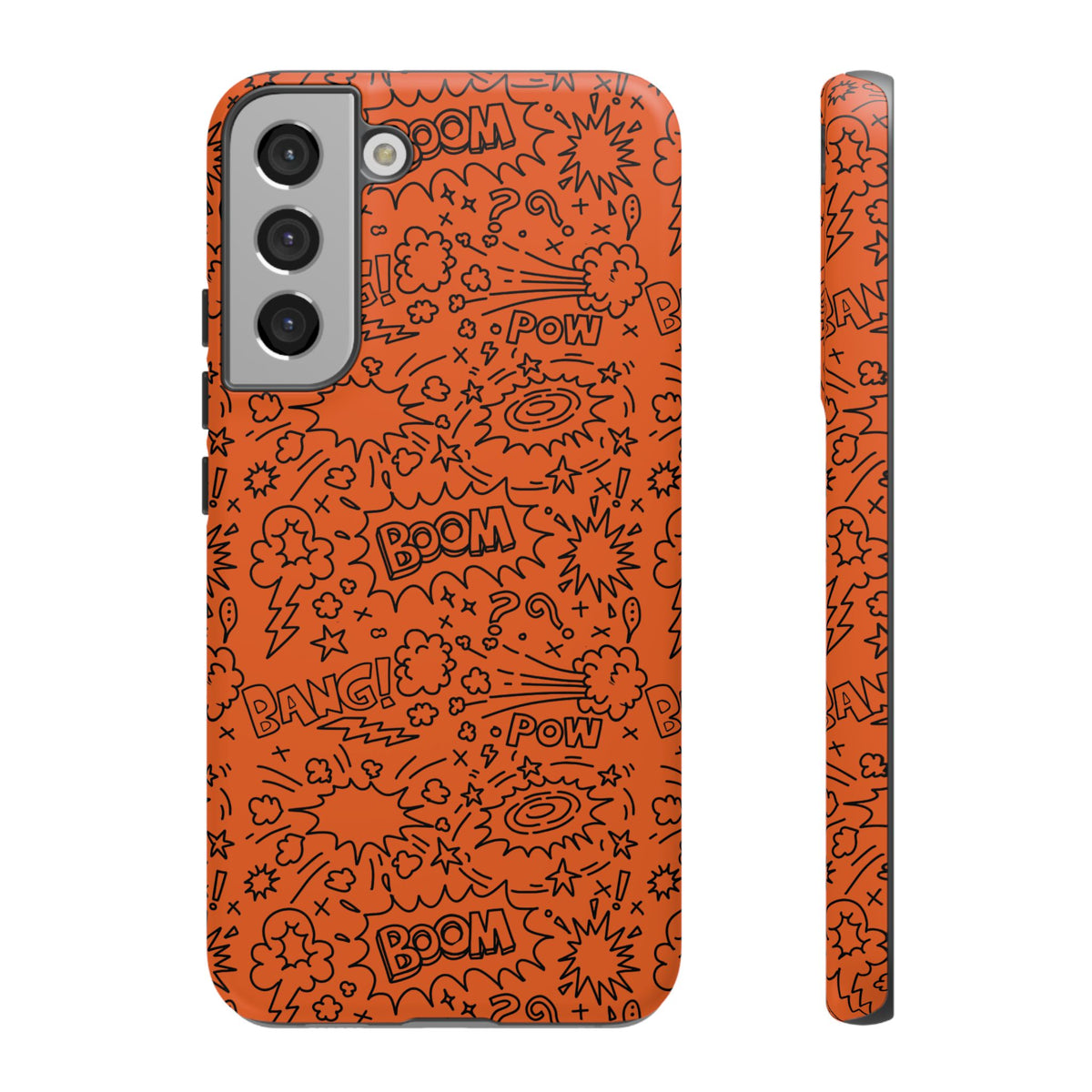 Wow Orange Tough Case for iPhone, Galaxy, or Google Pixel