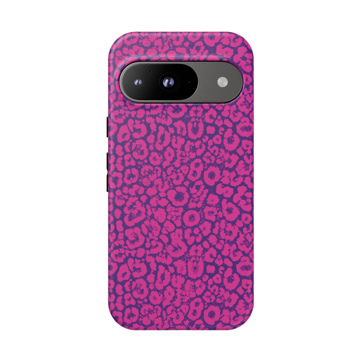 Pink Purple Leopard Tough Phone Case iPhone, Galaxy and Google Pixel