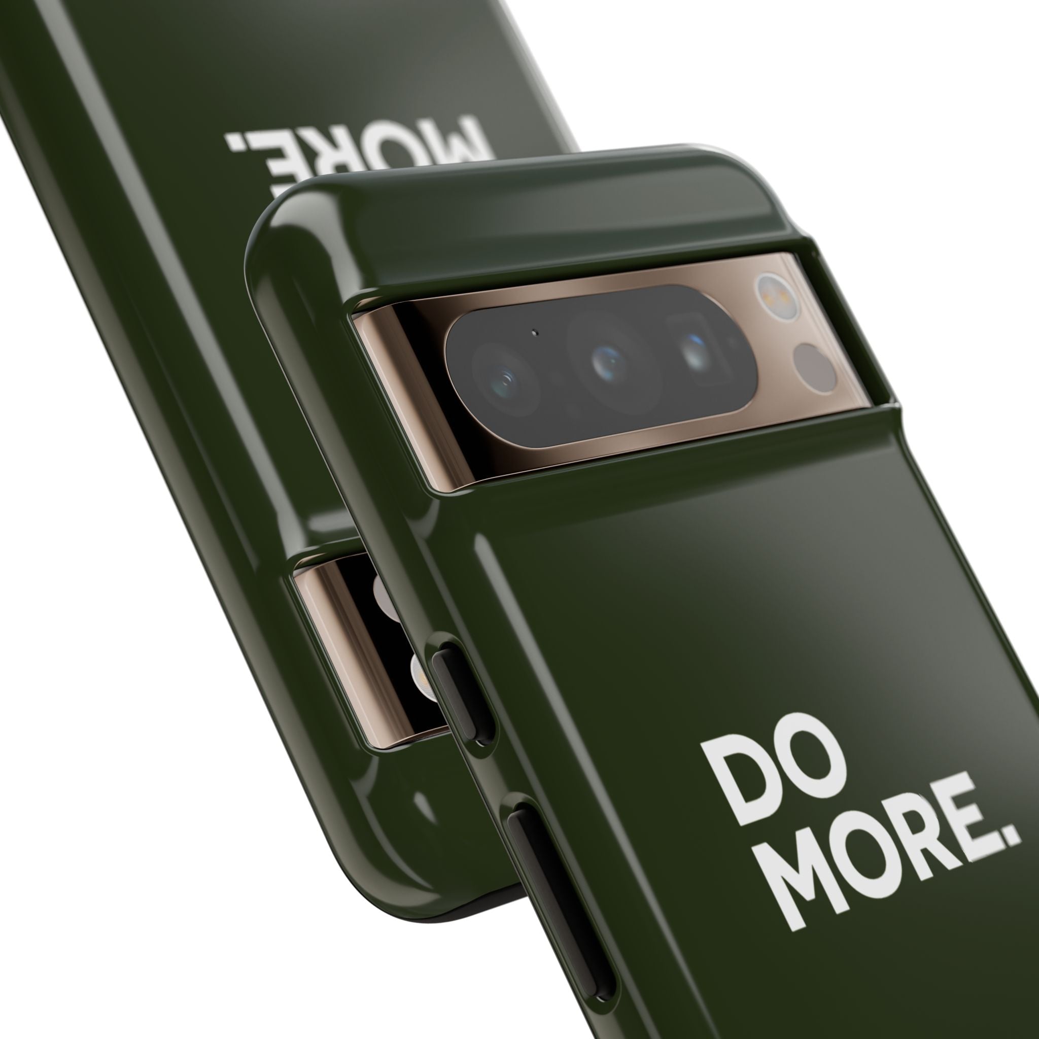 Olive Green Do More Tough Phone Case for iPhone, Galaxy, or Google Pixel