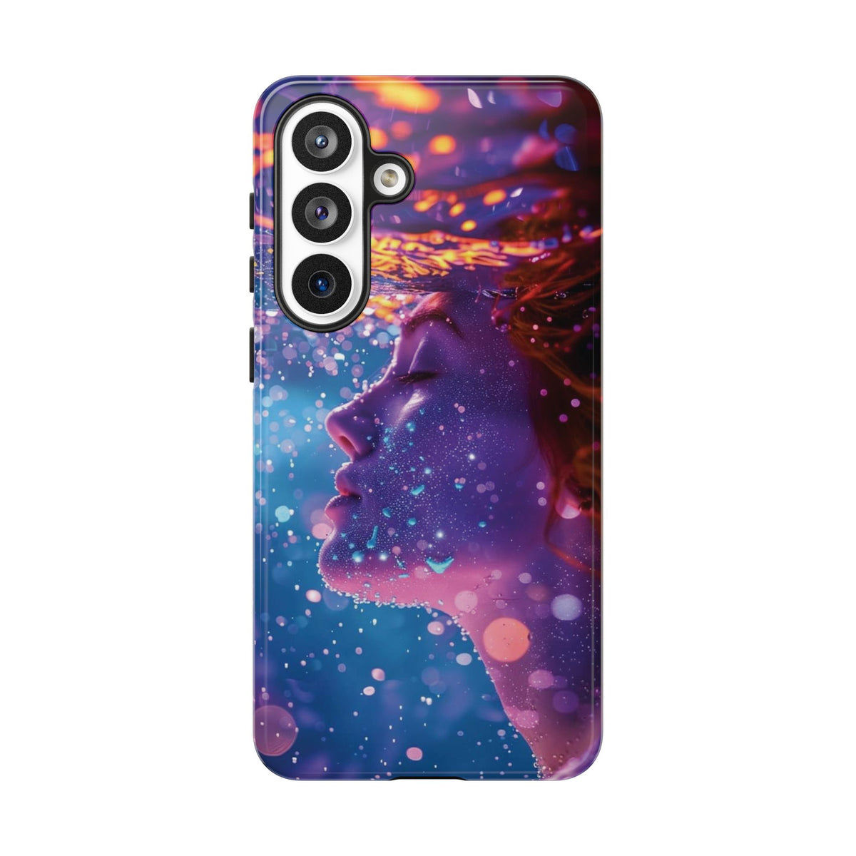 Meditating Underwater Tough Phone Case for iPhone, Galaxy, or Google Pixel