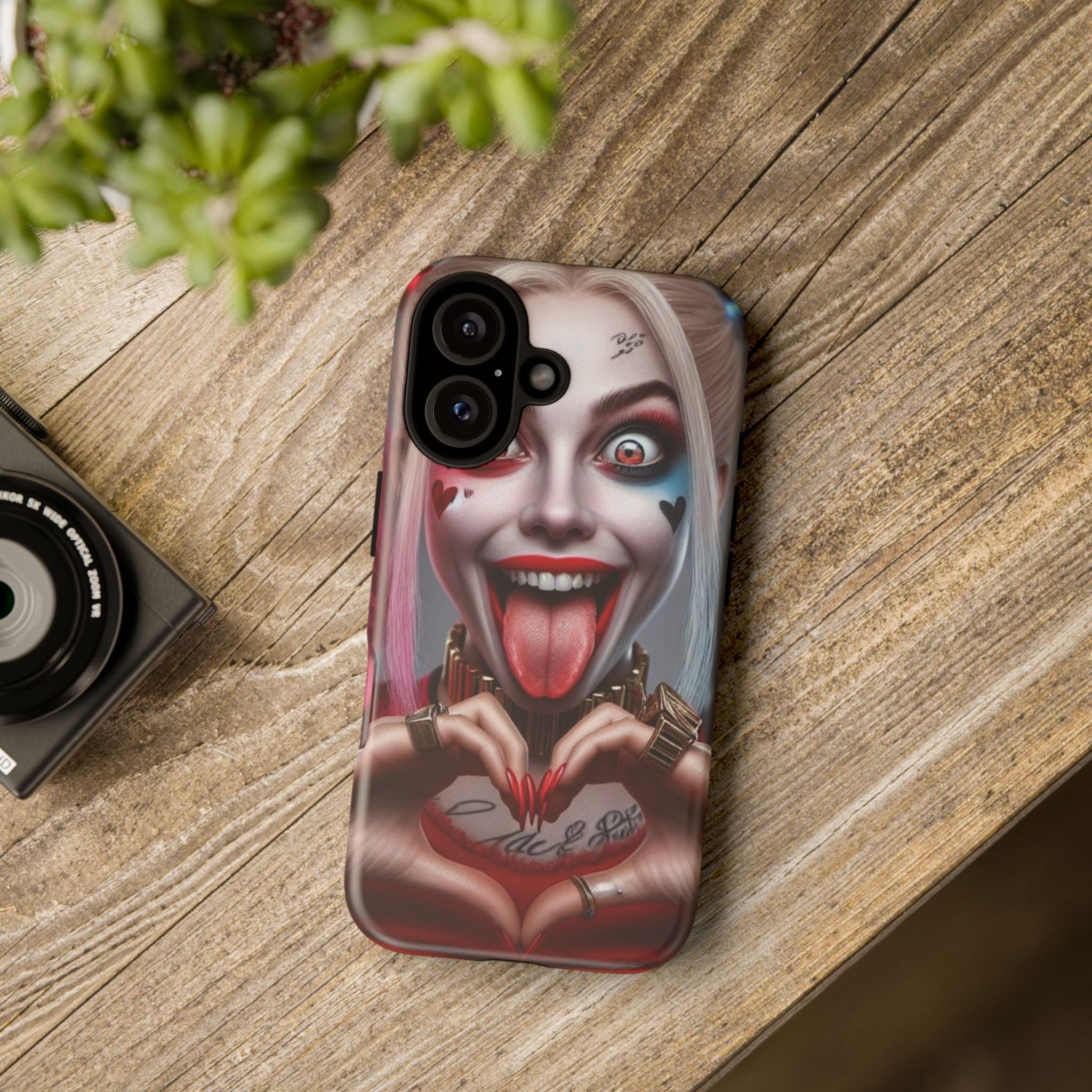 Harley Quinn Tough Phone Case for iPhone, Galaxy, or Google Pixel