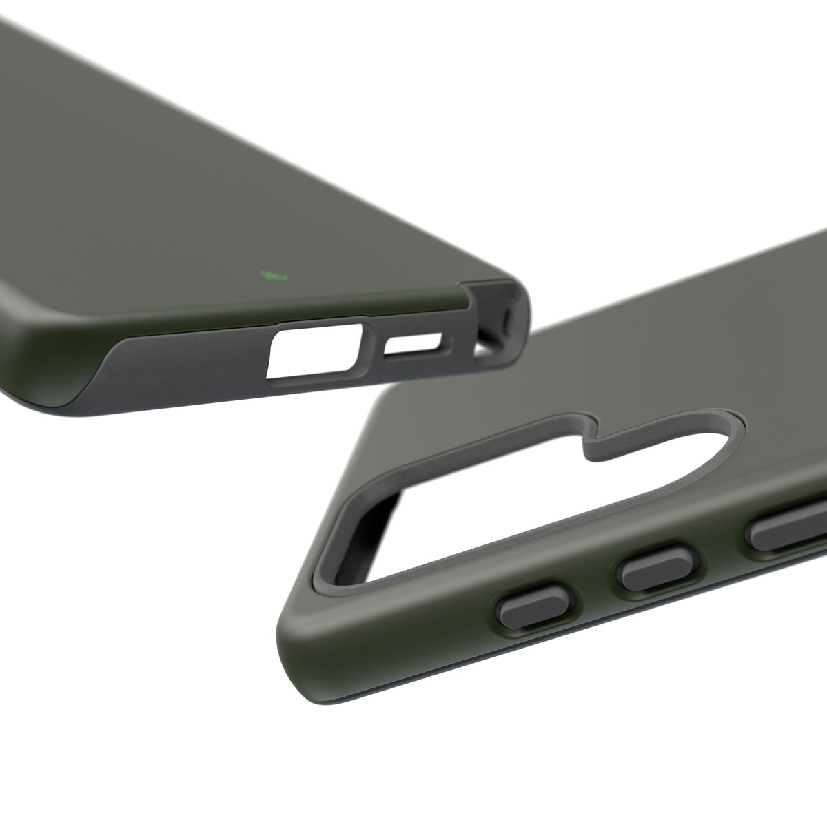 Olive Green Tough Phone Case for iPhone, Galaxy and Google Pixel