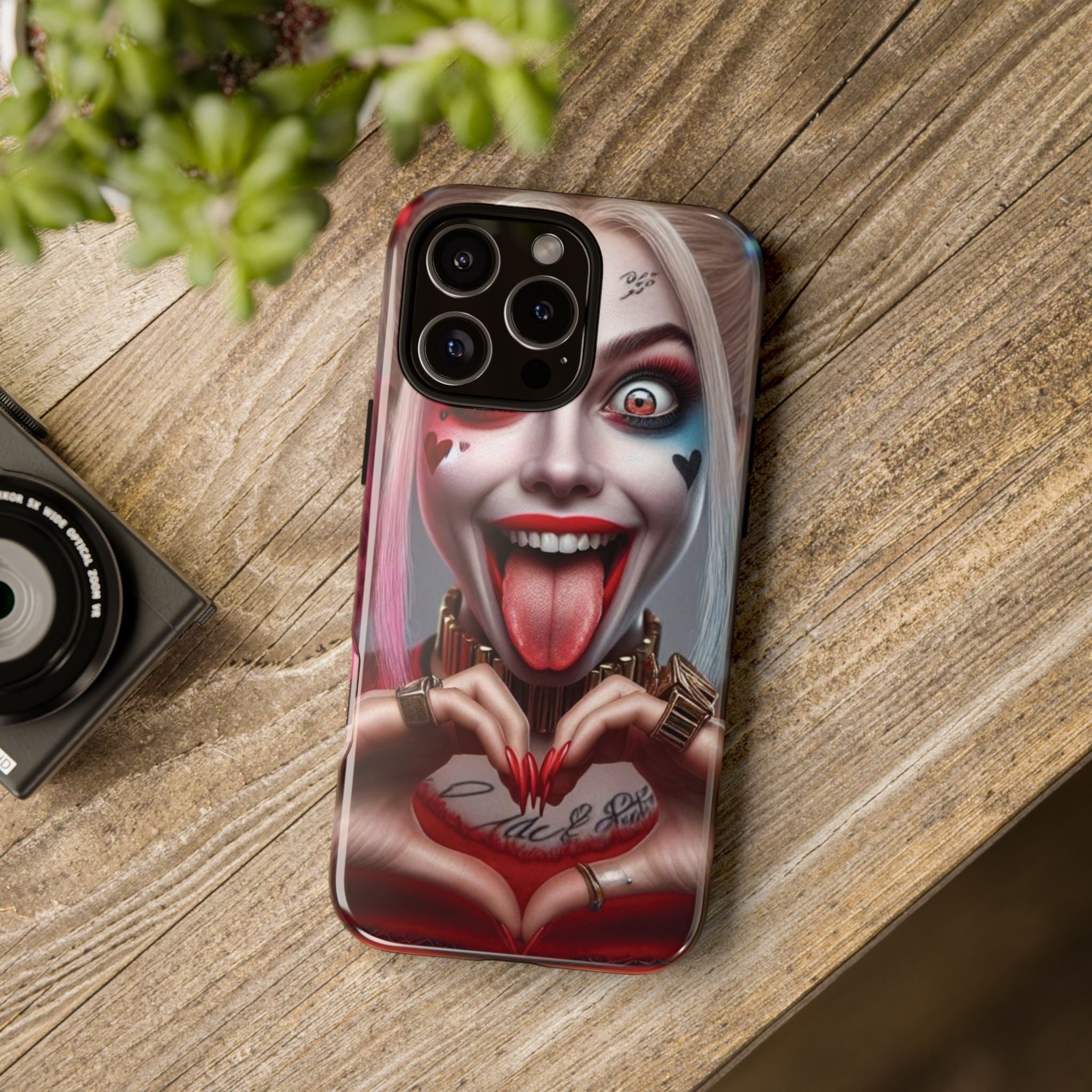 Harley Quinn Tough Phone Case for iPhone, Galaxy, or Google Pixel