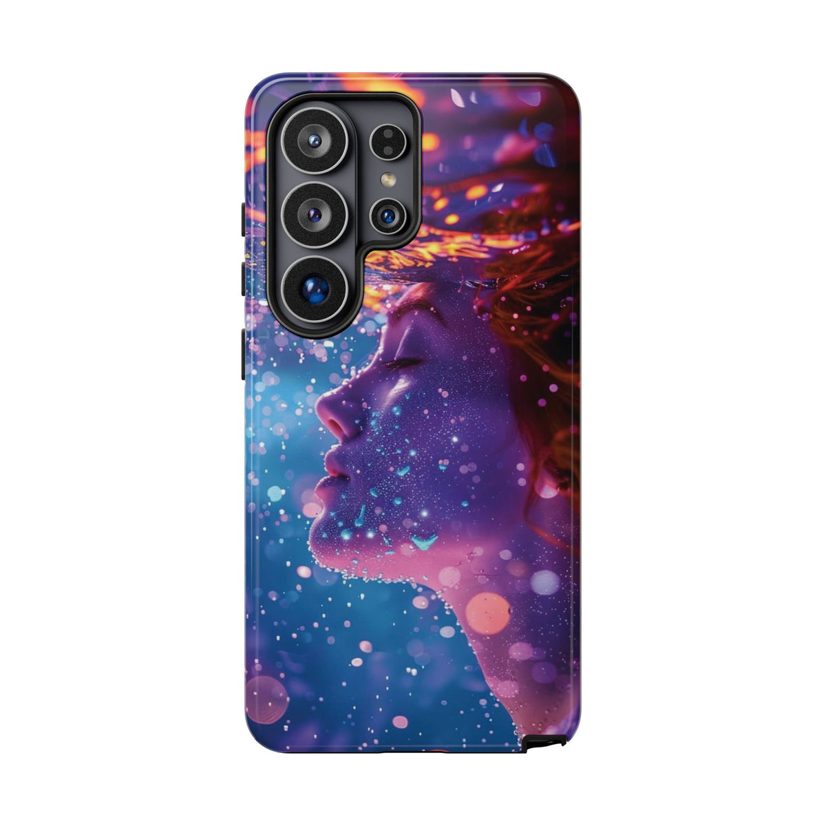Meditating Underwater Tough Phone Case for iPhone, Galaxy, or Google Pixel