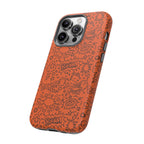 Wow Orange Tough Case for iPhone, Galaxy, or Google Pixel