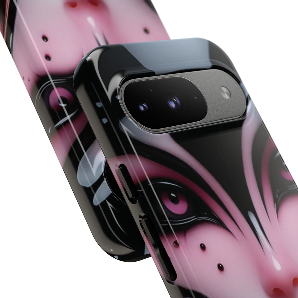 Pink Alien Tough Phone Case for iPhone, Galaxy, or Google Pixel