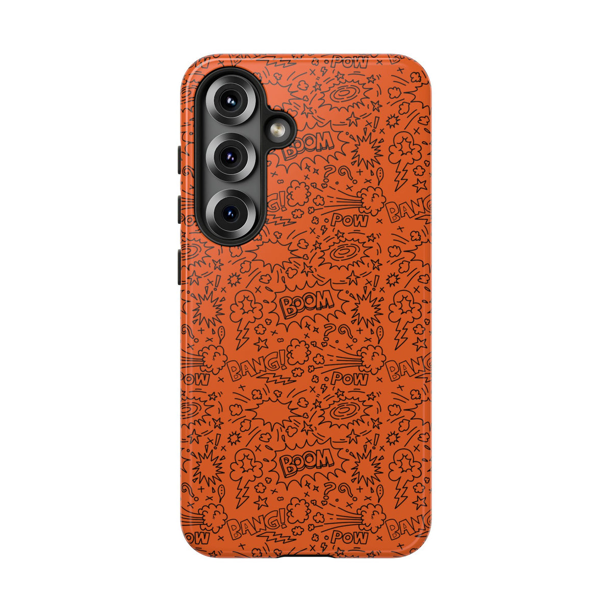 Wow Orange Tough Case for iPhone, Galaxy, or Google Pixel