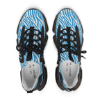 Blue Zebra Women's Mesh Sneakers